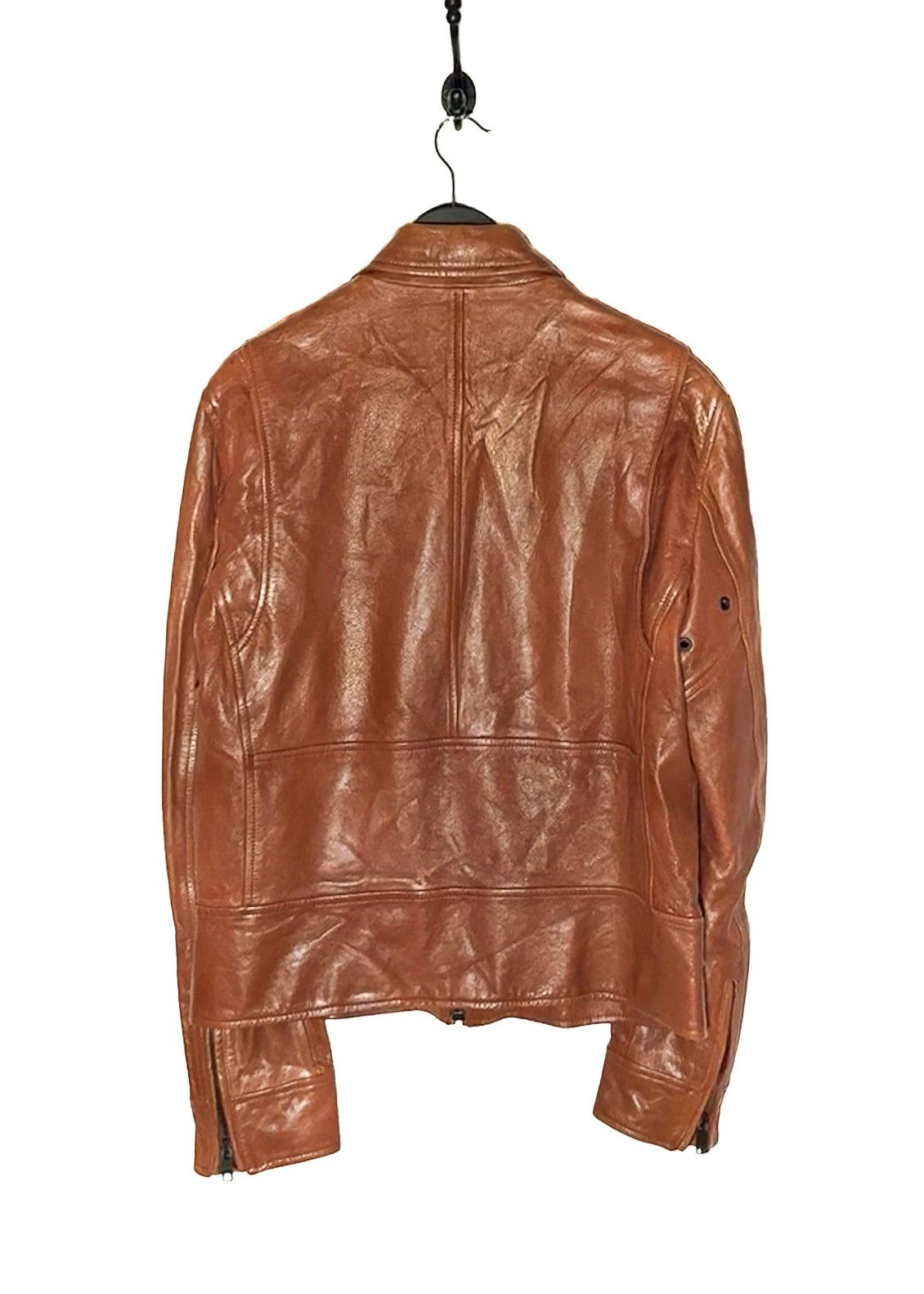 Marc Jacobs Marc Jacobs Cognac Brown Leather Jacket Size US M / EU 48-50 / 2 - 3 Thumbnail