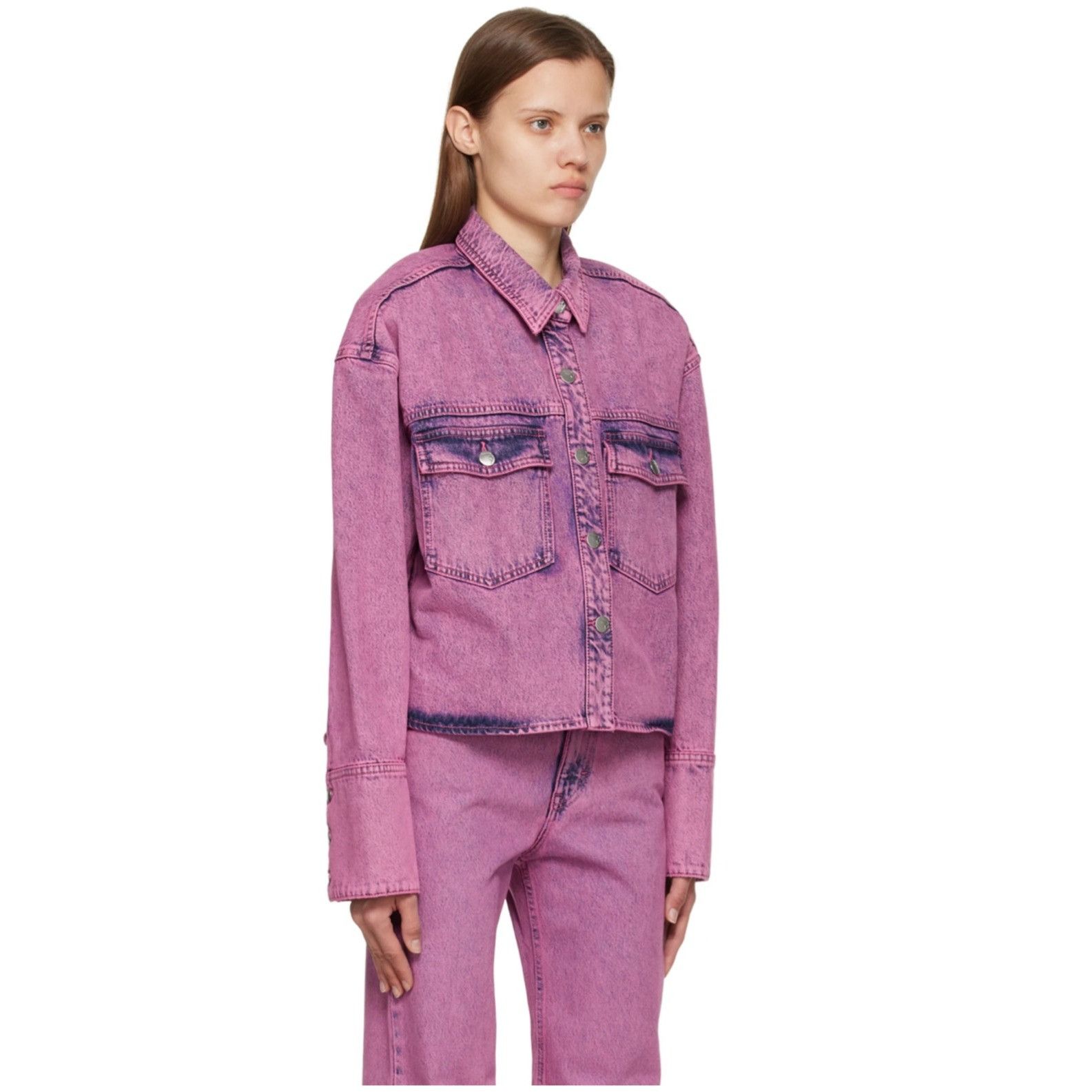 REMAIN Birger Christensen REMAIN BIRGER CHRISTENSEN Italy Purple Thalia Denim jacket U Size M / US 6-8 / IT 42-44 - 1 Thumbnail