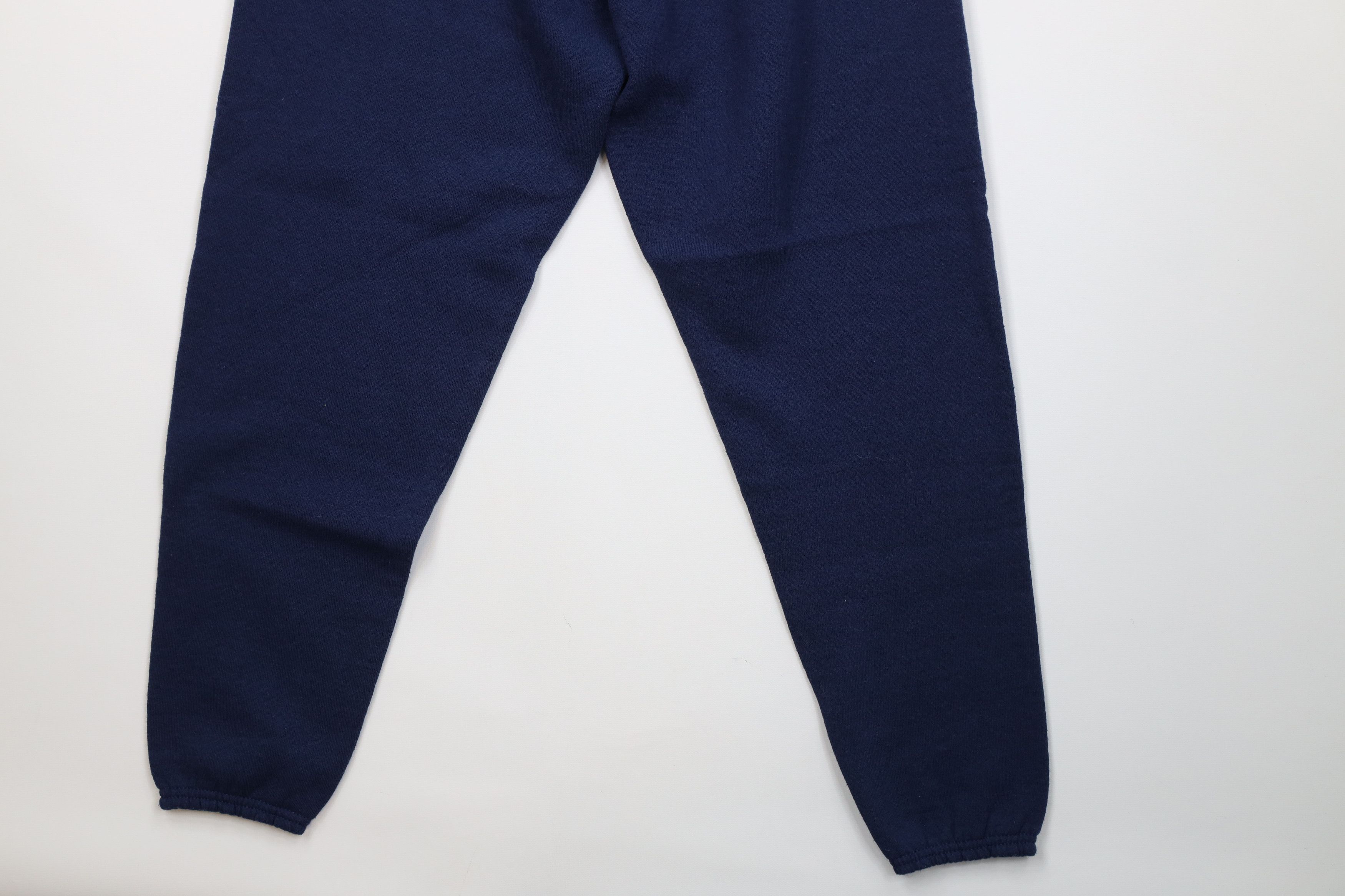 Vintage Vintage 90s Streetwear Sweatpants Joggers Pants Navy Blue Size 26" / US 2 / IT 38 - 15 Thumbnail