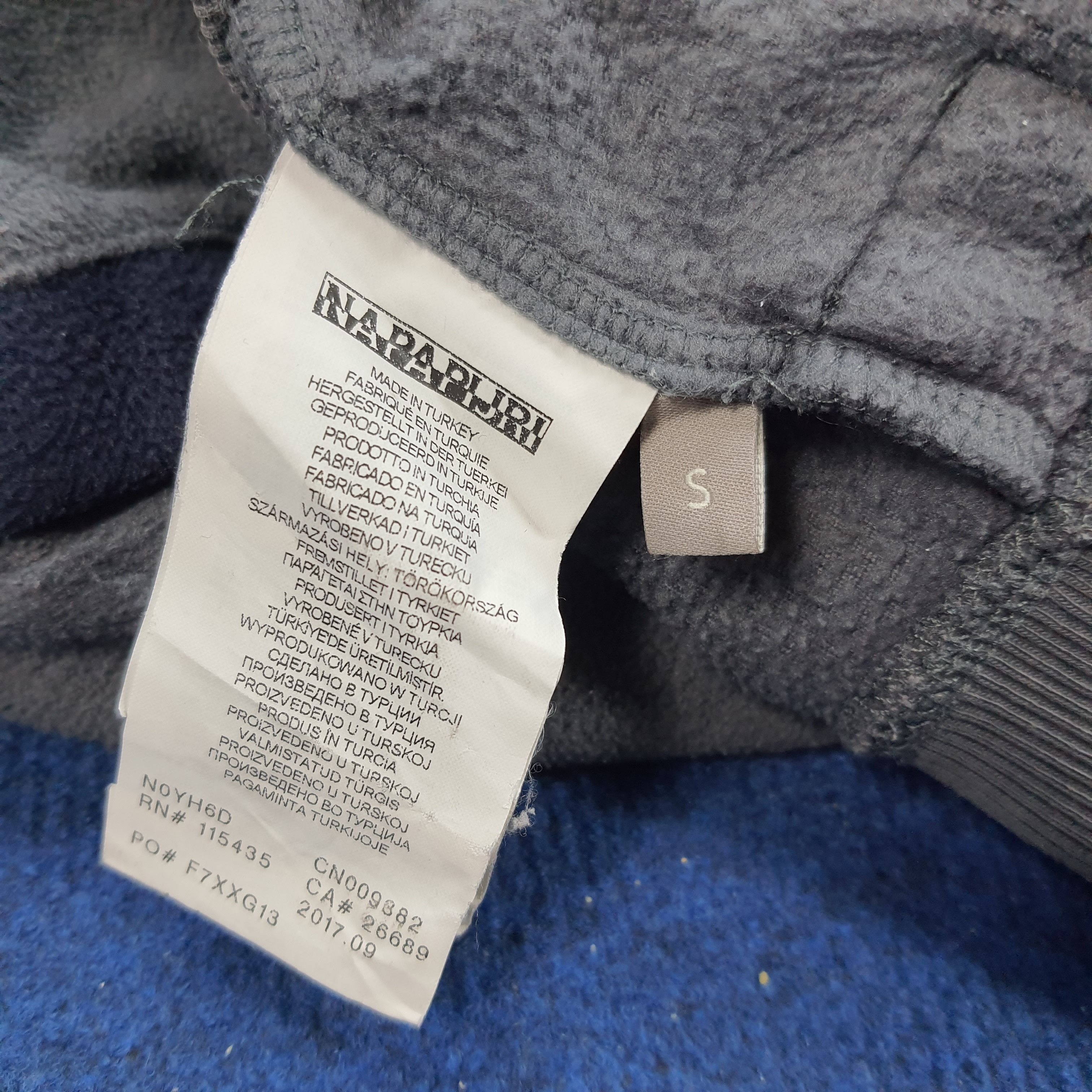 Napapijri × Vintage Vintage Napapijri Antarctic Research Program Zipper Hoodie Size US S / EU 44-46 / 1 - 7 Thumbnail