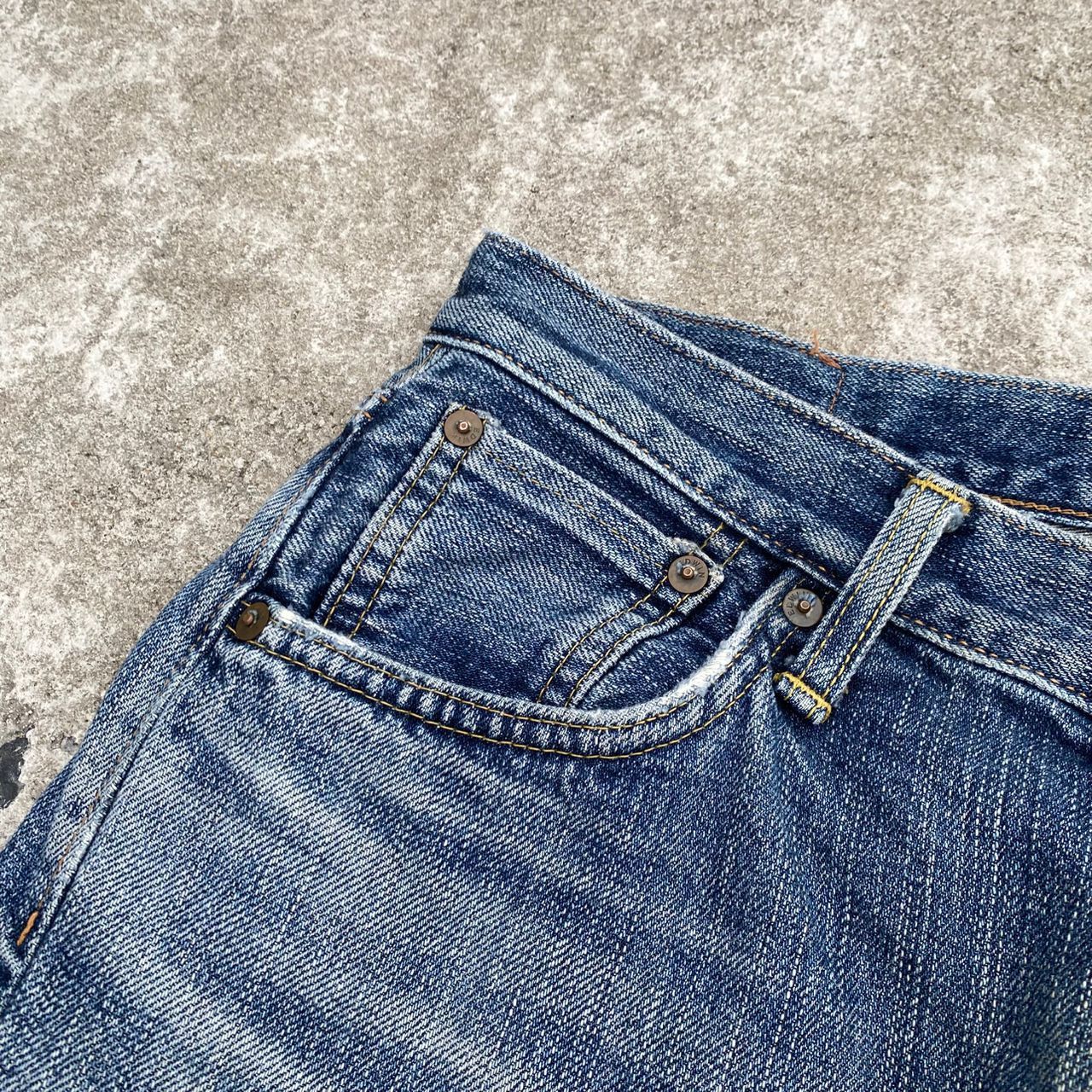 Edwin Vintage Edwin 505zx Selvegde Redline Distressed Denim Size US 30 / EU 46 - 11 Thumbnail