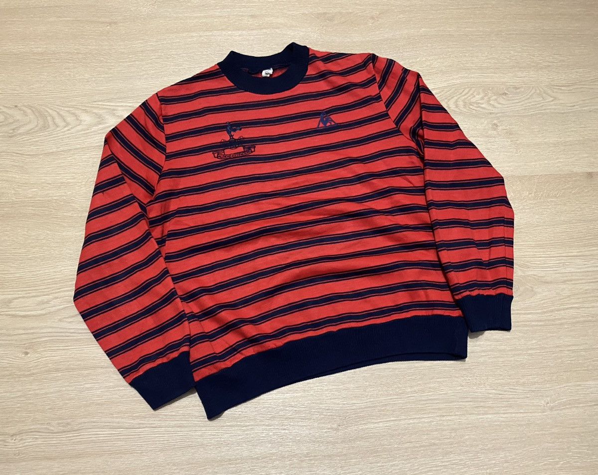image of Vintage 80’S Le Coq Sportif Fc Tottenham Sweatshirt in Red, Men's (Size Large)