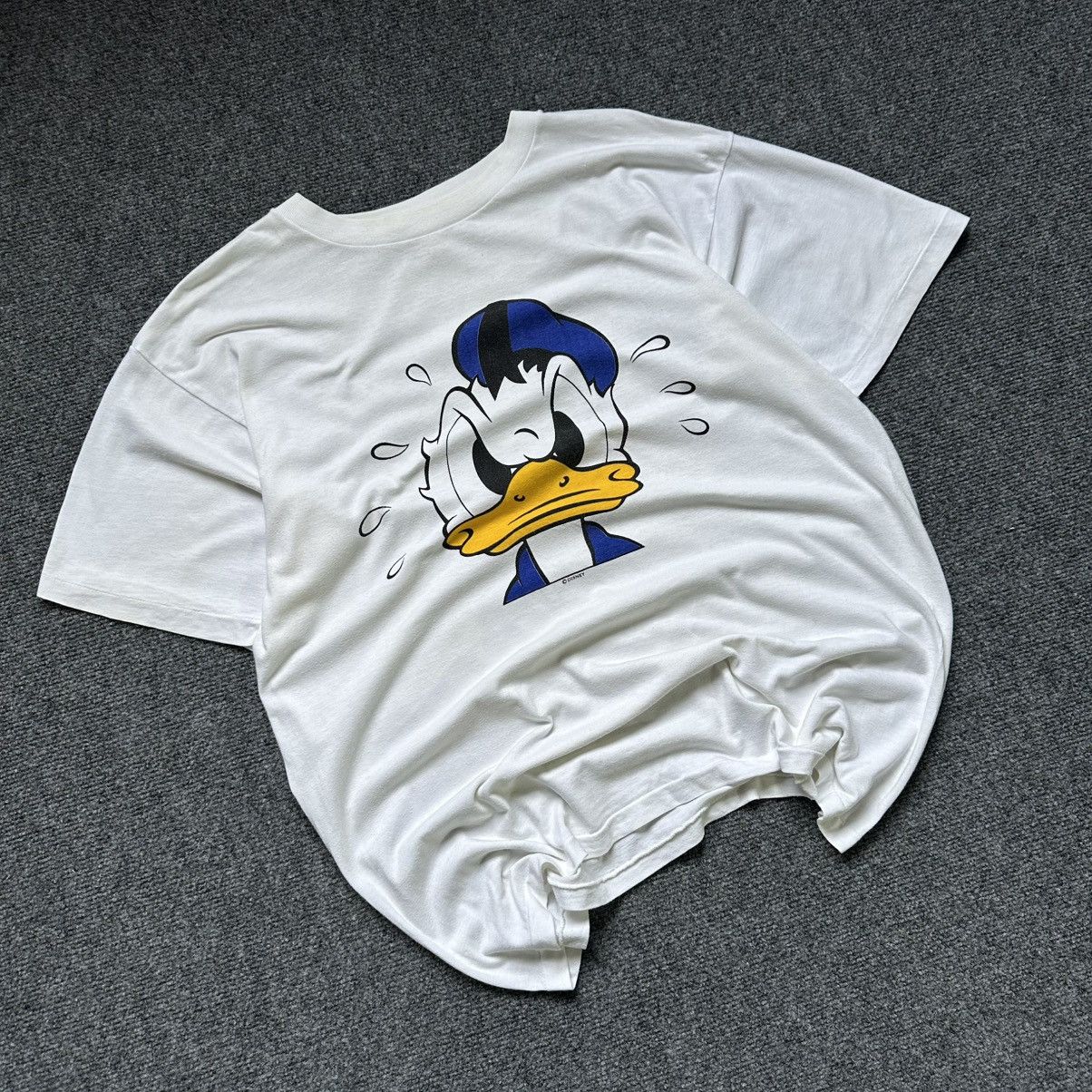 Disney VTG Disney Donald Duck T-shirts Singe Stitch 90s USA Size US XL / EU 56 / 4 - 1 Thumbnail