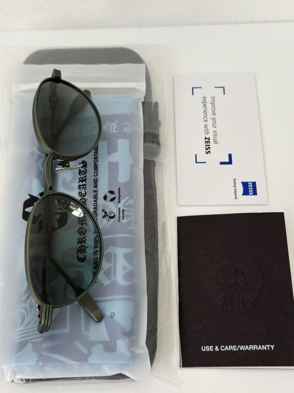 Chrome Hearts Chrome Hearts Clitorial Brushed Dark Olive 53-22-143 BDOLV Size ONE SIZE - 6 Thumbnail