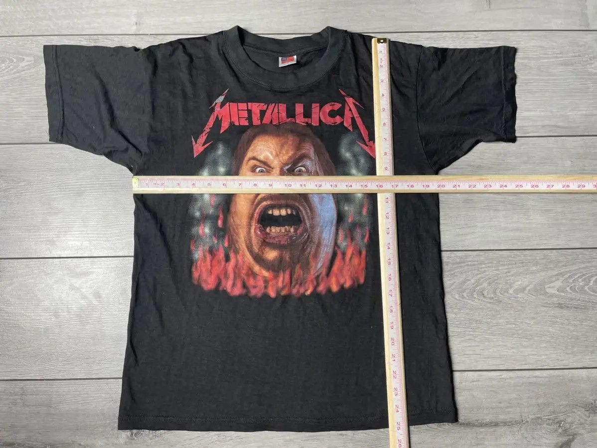Metallica Metallica T-shirt face scream 90s vintage size Medium Size US M / EU 48-50 / 2 - 5 Thumbnail