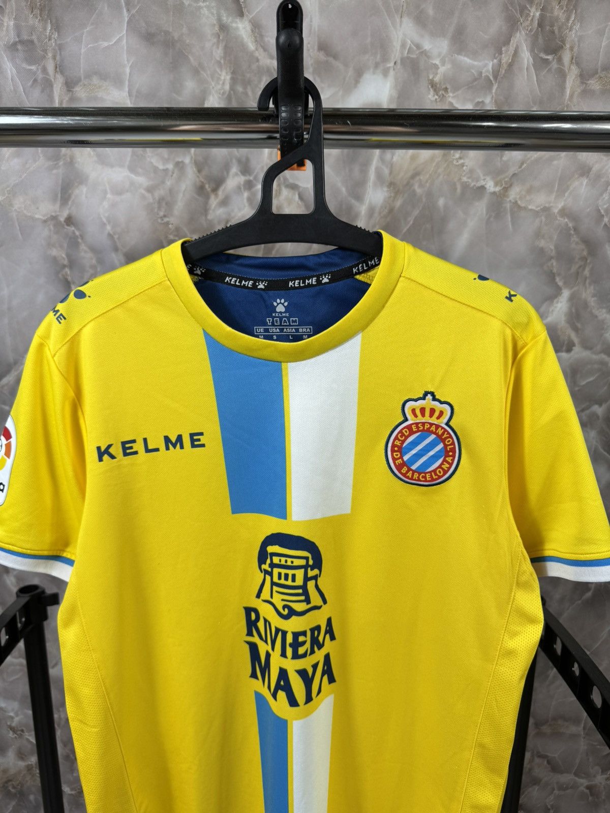 Other RCD ESPANYOL BARCELONA 2018 2019 Football Soccer Jersey Size US M / EU 48-50 / 2 - 3 Thumbnail
