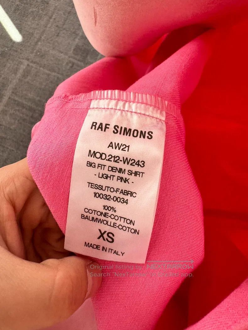 Raf Simons Raf Simons Pink shirt Size US XS / EU 42 / 0 - 5 Thumbnail