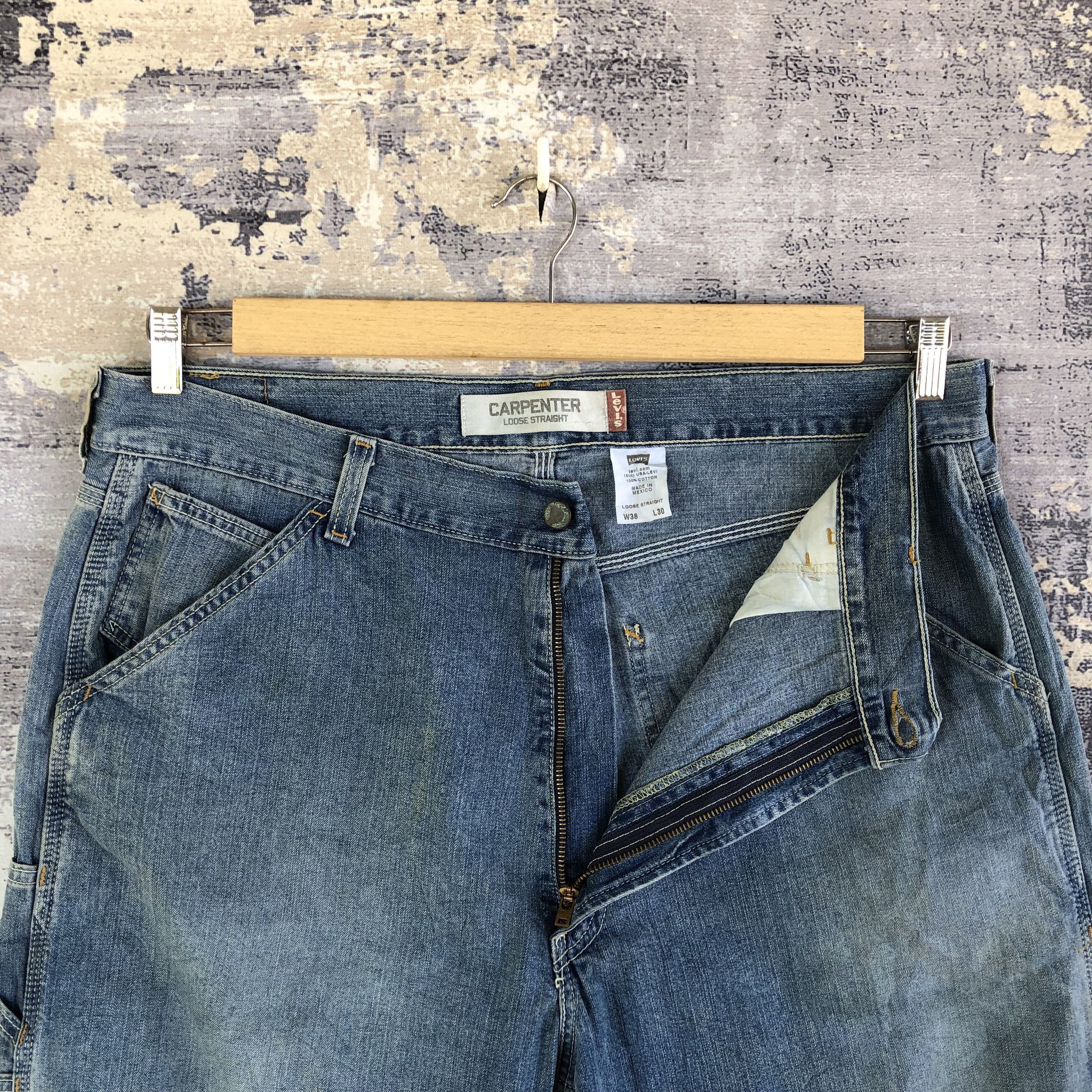 Levi's Vintage Levis Carpenter Jeans Levi's Carpenter Baggy Denim Size US 38 / EU 54 - 6 Thumbnail