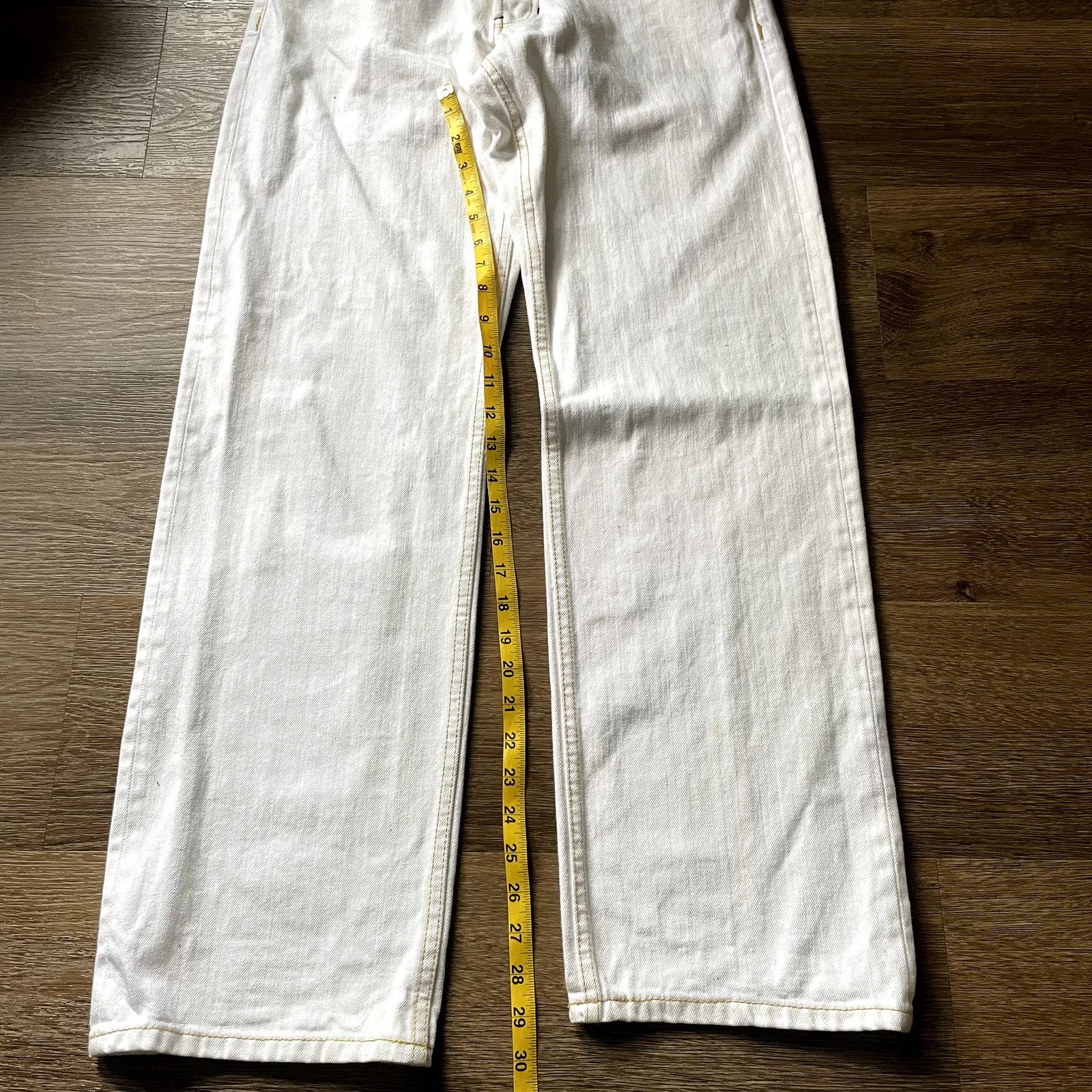 Other Love Japan Academi Salvage White/Gold Jeans- Size Men's M Size US 32 / EU 48 - 5 Thumbnail
