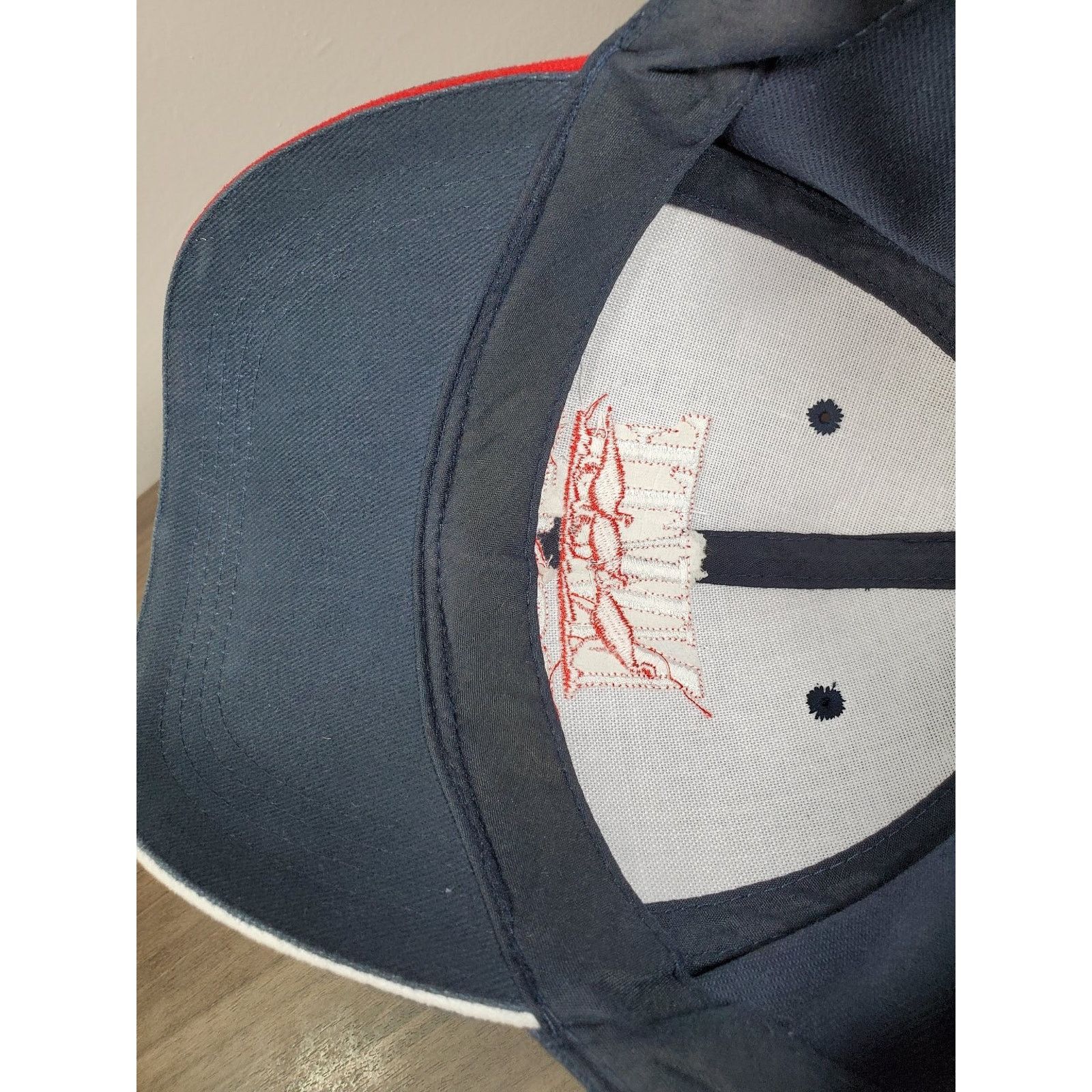Vintage NWTF Sponsor Hat Adjustable Navy Blue Hunting Cap Turkey Size ONE SIZE - 12 Thumbnail