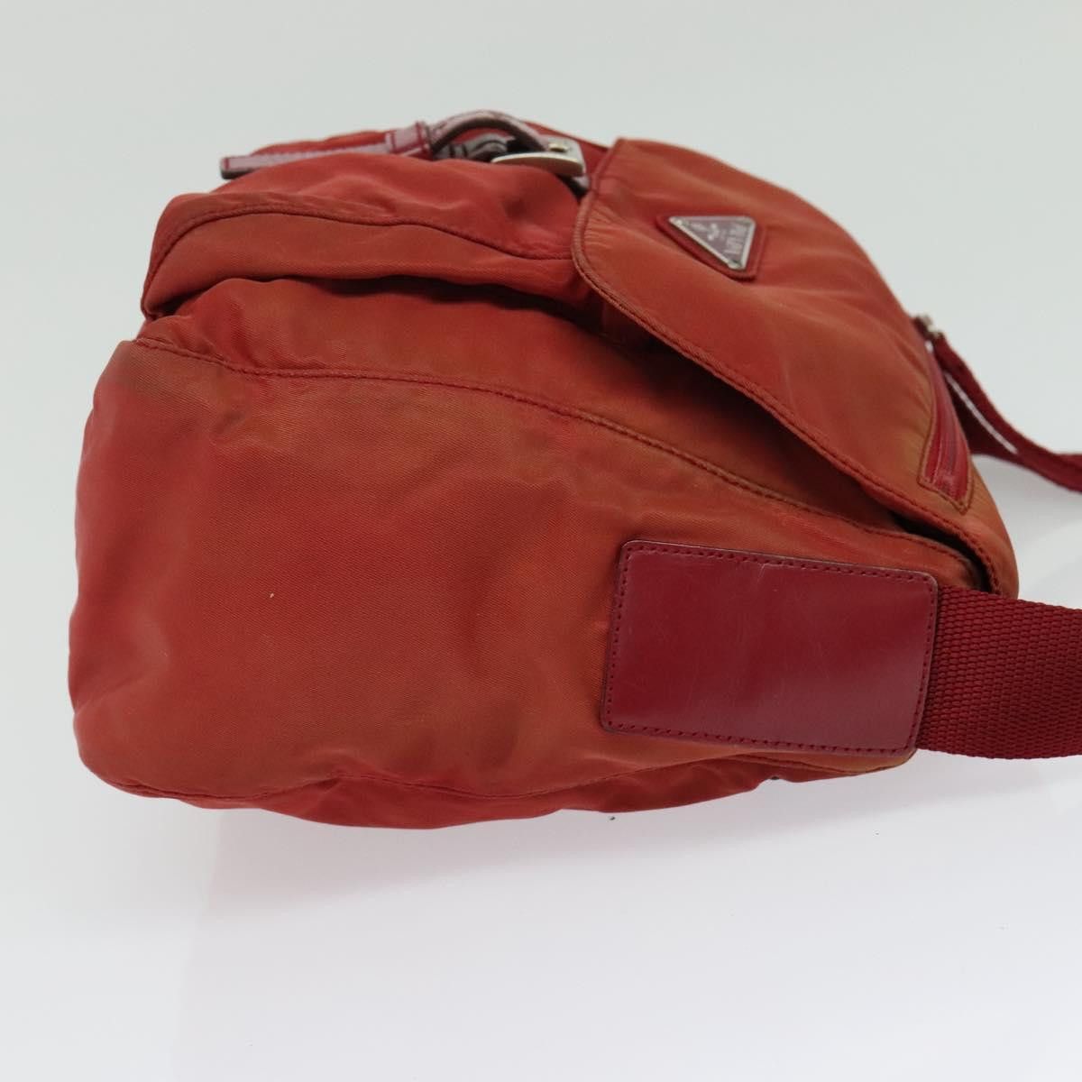 Prada PRADA Shoulder Bag Nylon Red Silver Size ONE SIZE - 5 Thumbnail