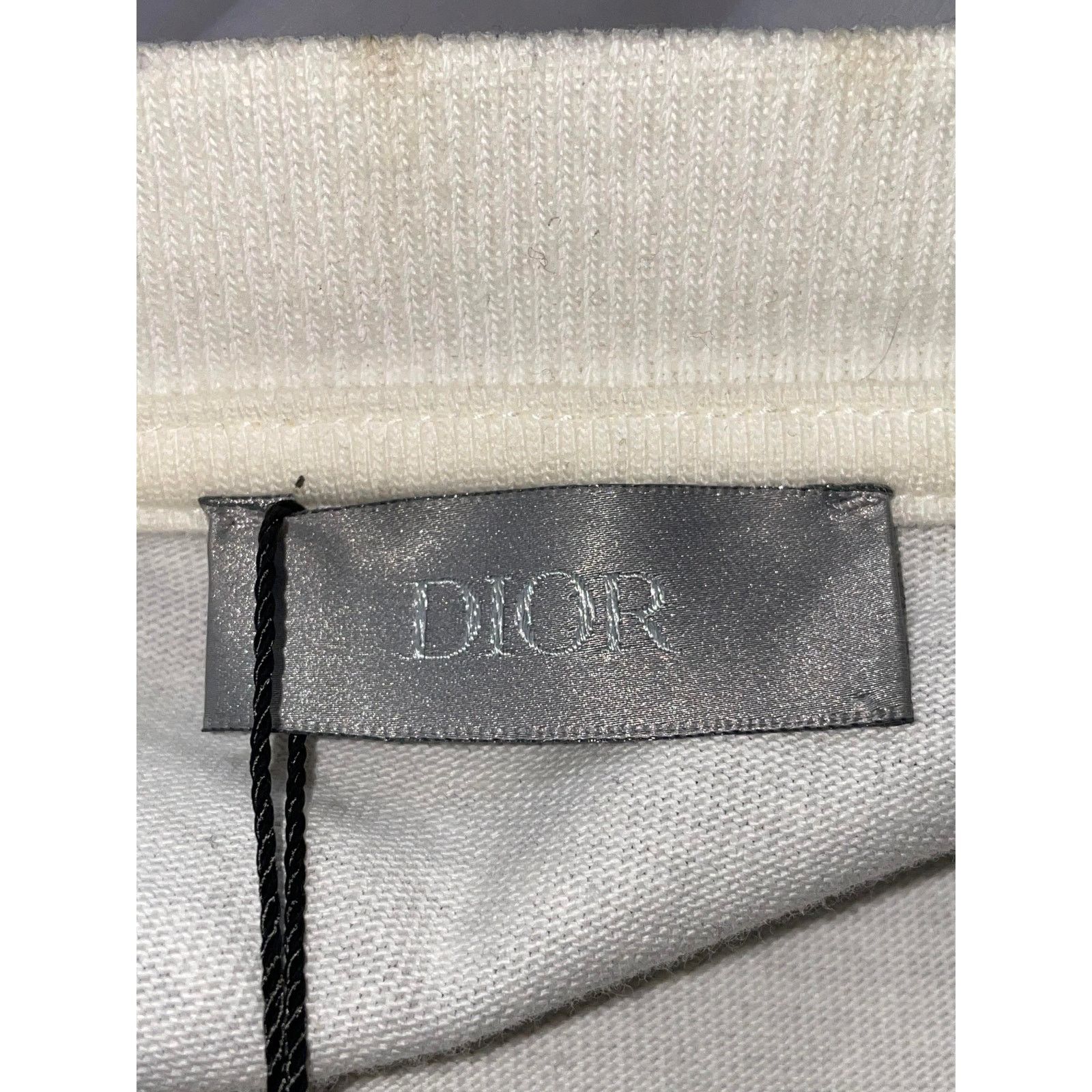 Dior Dior Shawn Stussy Grey & White Tee Size US L / EU 52-54 / 3 - 3 Thumbnail