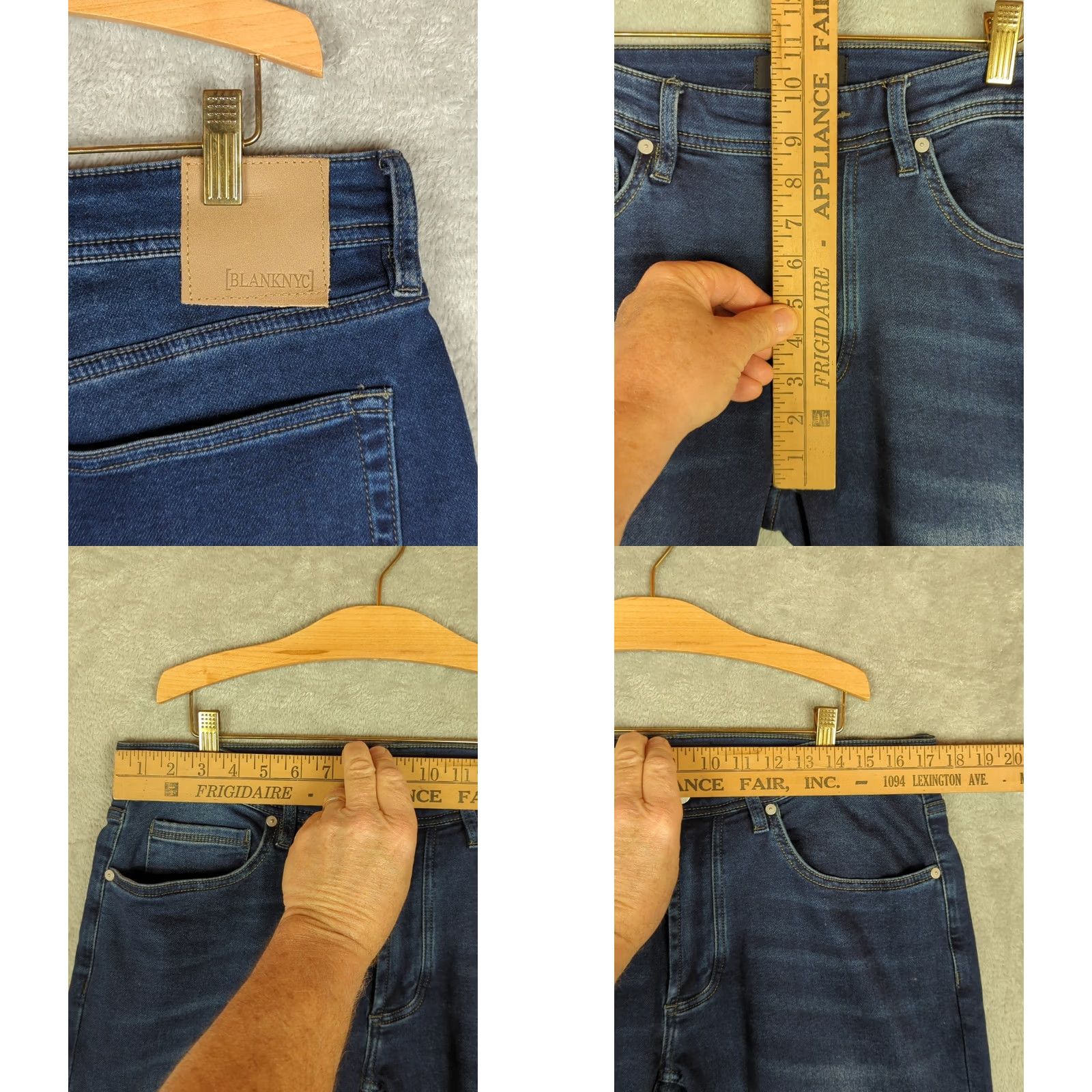 Vintage BLANKNYC Men's Wooster Slim Fit Jeans Size 34 dark wash stretch Straight leg Size US 34 / EU 50 - 8 Thumbnail