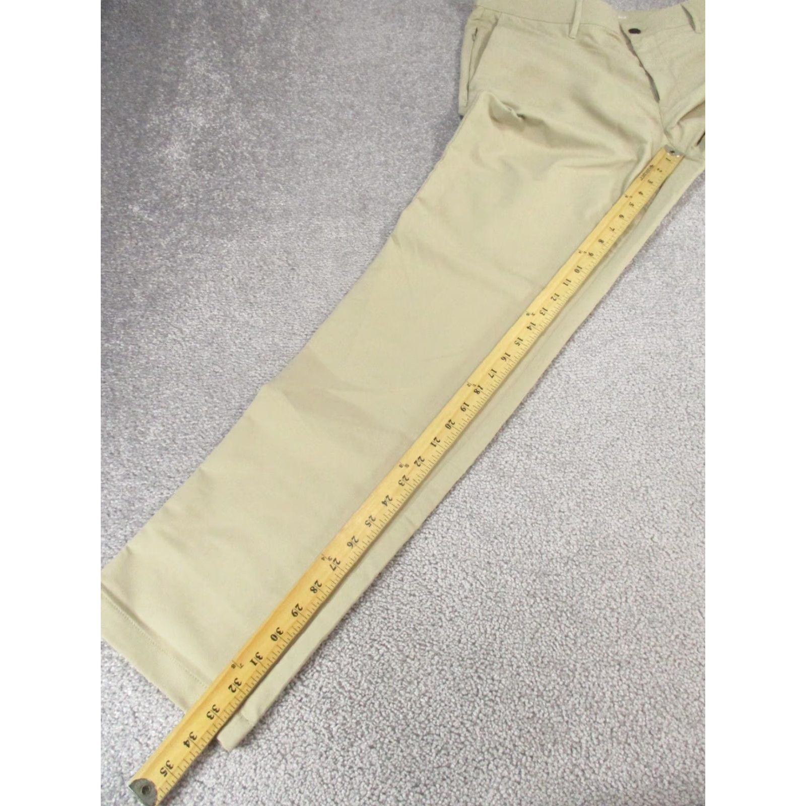 Banana Republic Banana Republic Pants Mens 34 Beige Lightweight 34X33 Polyester Tapered Size US 34 / EU 50 - 5 Thumbnail