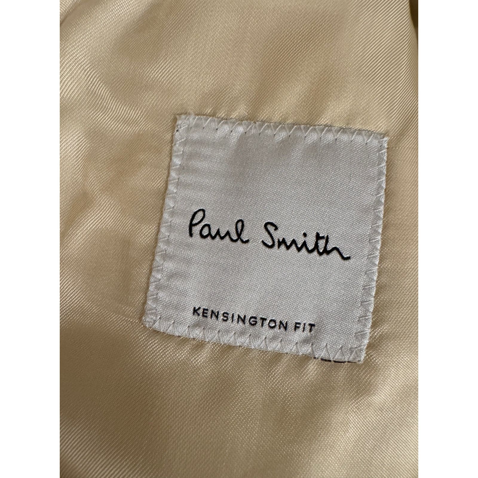 Paul Smith Paul Smith NWT Beige Cotton Slim Fit Suit Size 40R - 7 Thumbnail