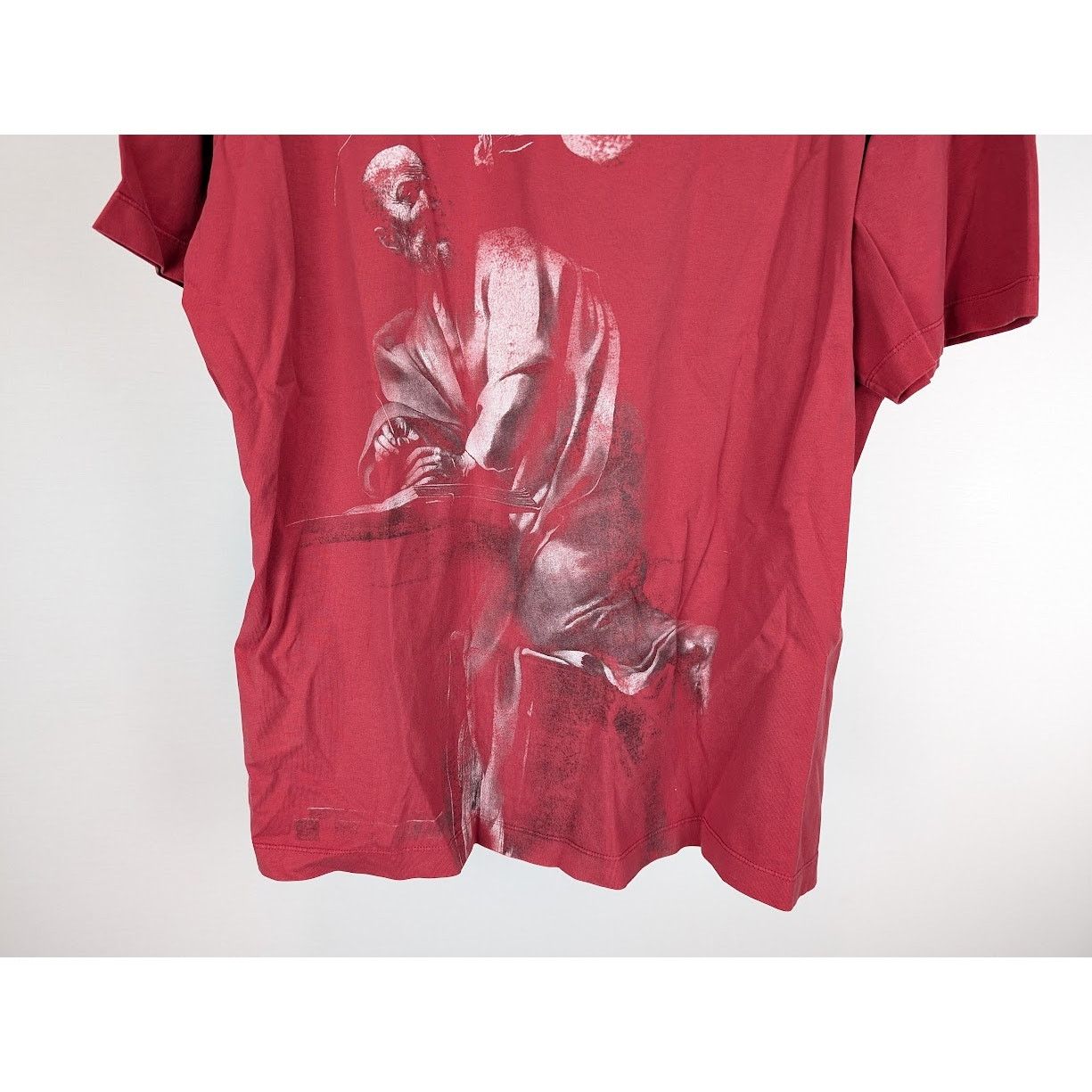 Off-White o1rshd1 Matthew Over S/S Tee in Rio Red Grey Size US S / EU 44-46 / 1 - 12 Thumbnail