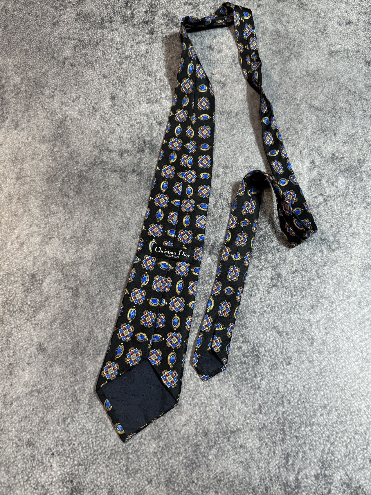 Christian Dior Monsieur × Vintage Vintage Christian Dior Ties Very Rare Streetwear Casual USA Size ONE SIZE - 1 Thumbnail
