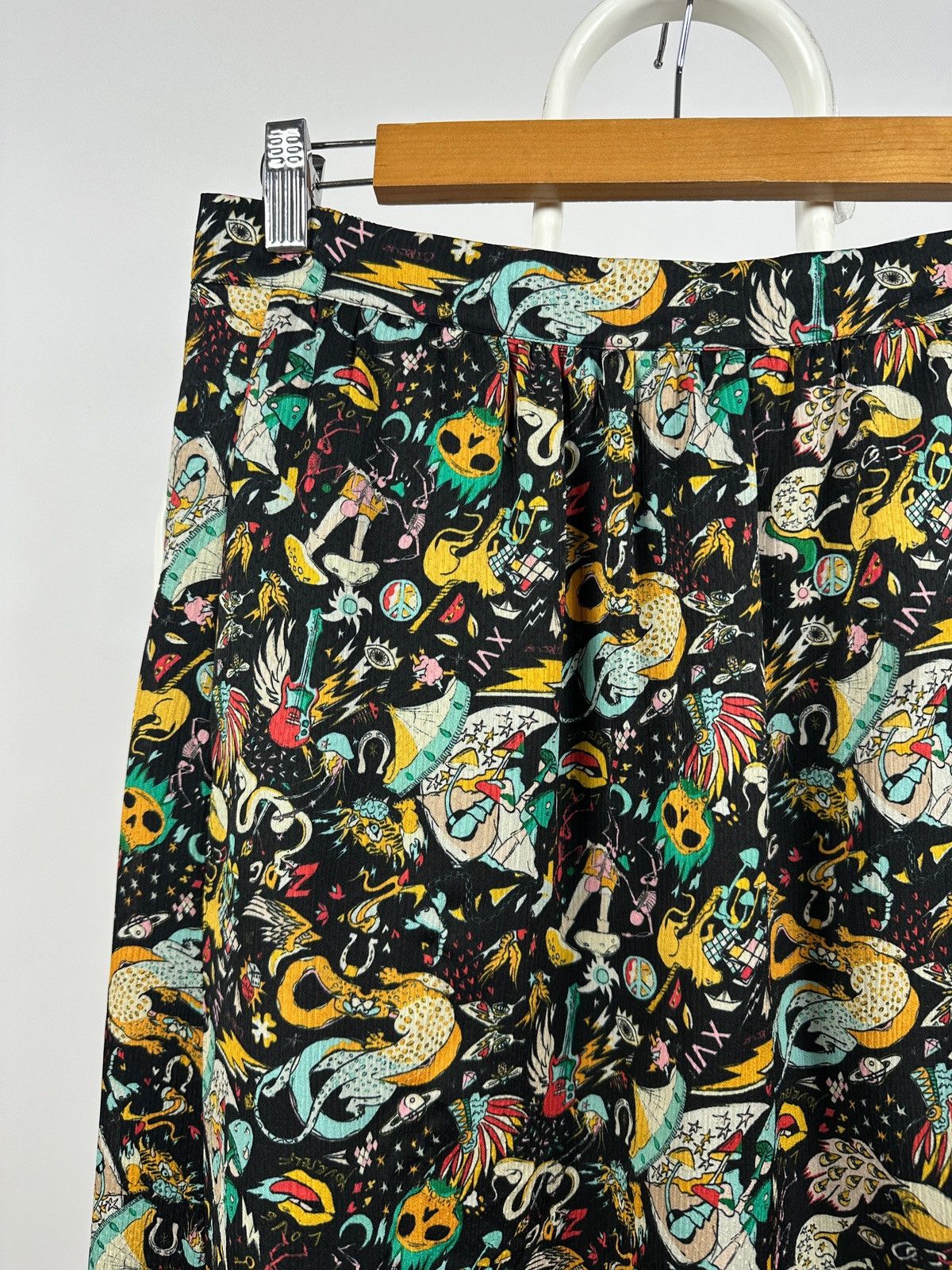 Zadig & Voltaire Zadig & Voltaire Joslin Plisse Party Circus Midi Skirt Size 26" / US 2 / IT 38 - 4 Thumbnail