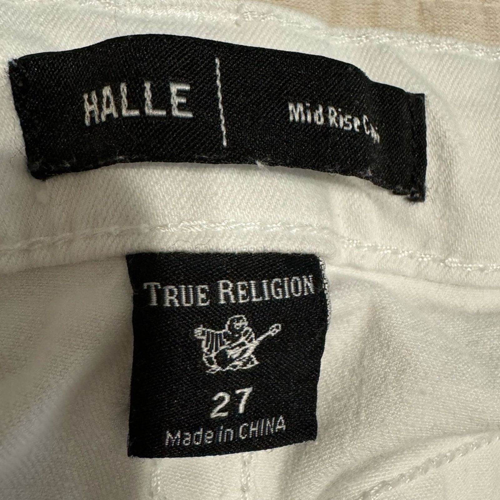 True Religion True Religion Halle Mid Rise Capri Jeans - Size 27 Size 26" / US 2 / IT 38 - 7 Thumbnail
