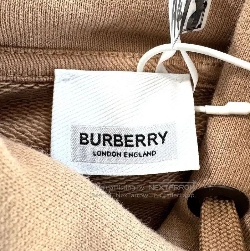 Burberry Burberry Brown Cotton Women's Hoodie. Size XL / US 12-14 / IT 48-50 - 3 Thumbnail