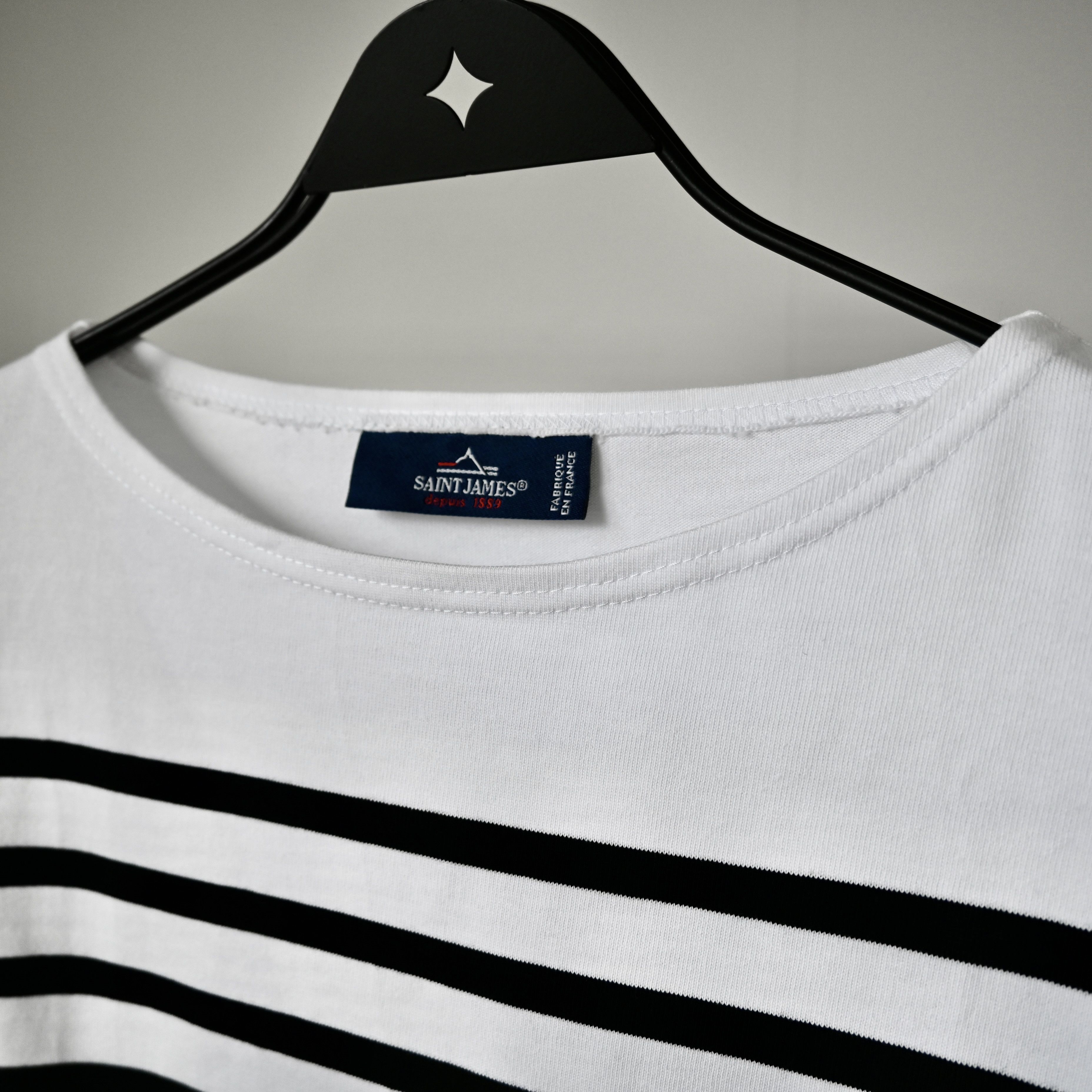 Saint James SAINT JAMES "NAVAL" authentic sailor shirt, 3/SM Size US S / EU 44-46 / 1 - 7 Thumbnail