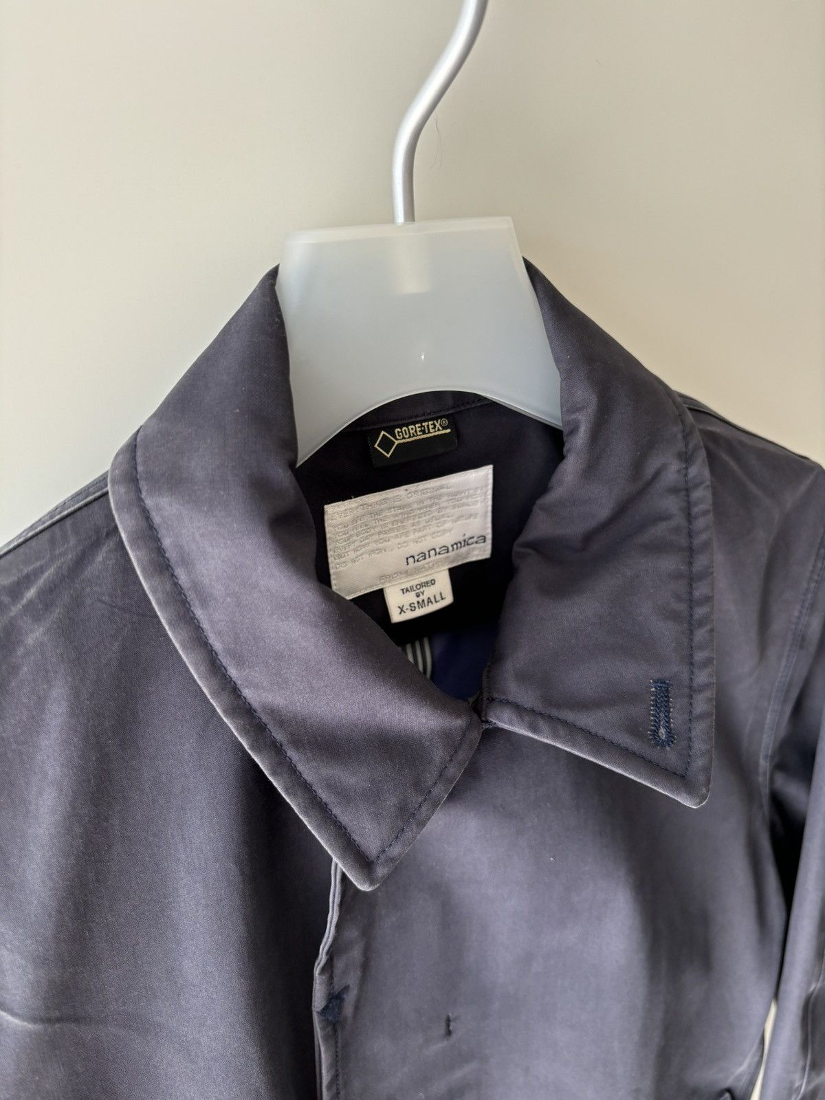 Goretex × Nanamica Nanamica Gore Tex Soutien Collar Trench Coat Size US XS / EU 42 / 0 - 4 Thumbnail