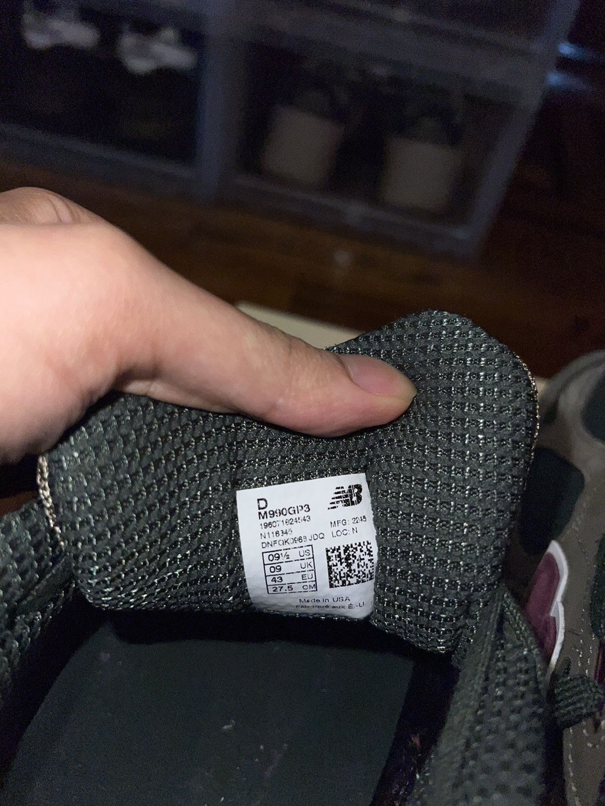New Balance New Balance 990v3 Olive Green Size US 9.5 / EU 42-43 - 6 Thumbnail