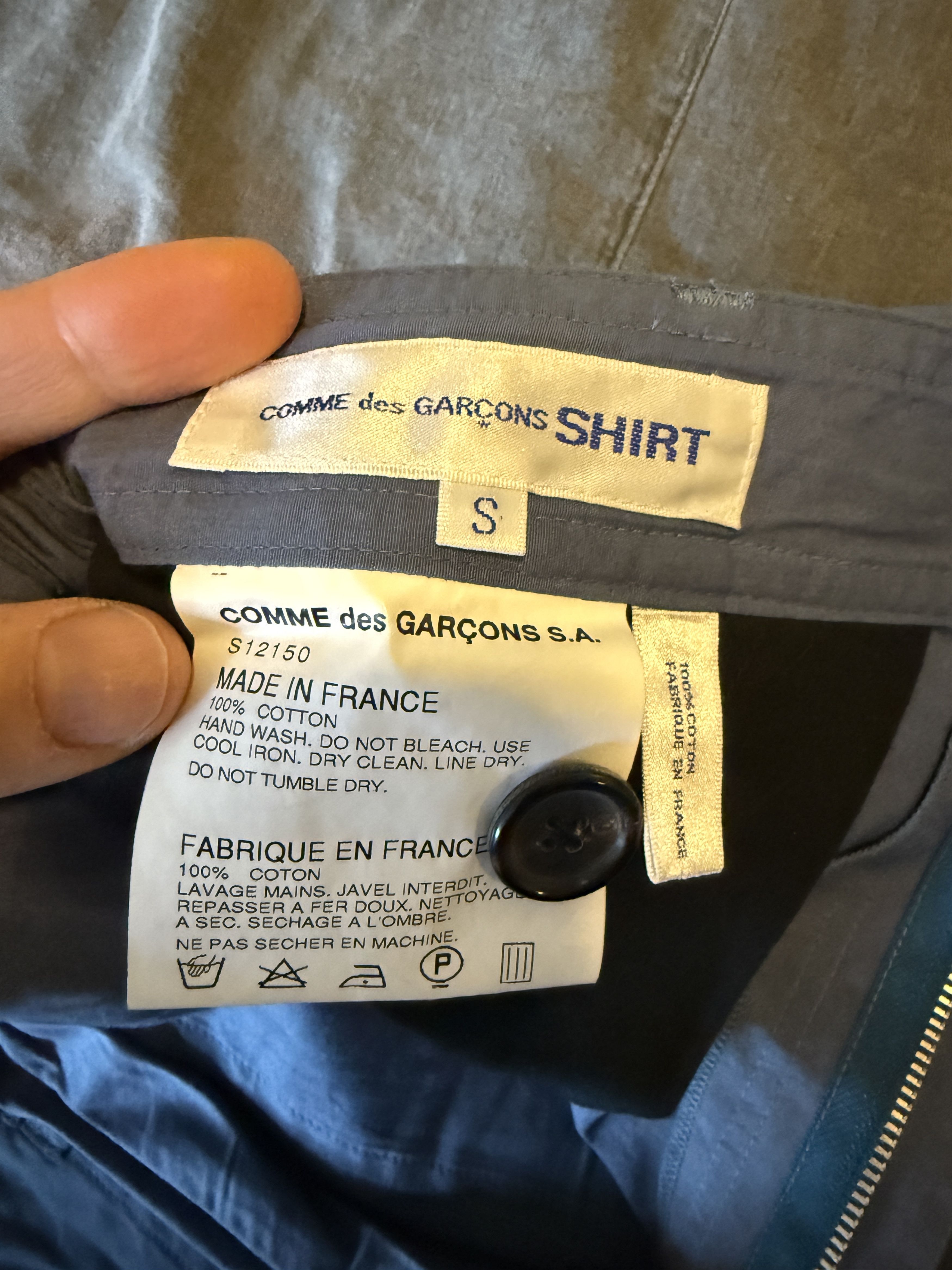 Comme des Garcons SHIRT CDG Shirt casual blue pants Size US 30 / EU 46 - 4 Thumbnail