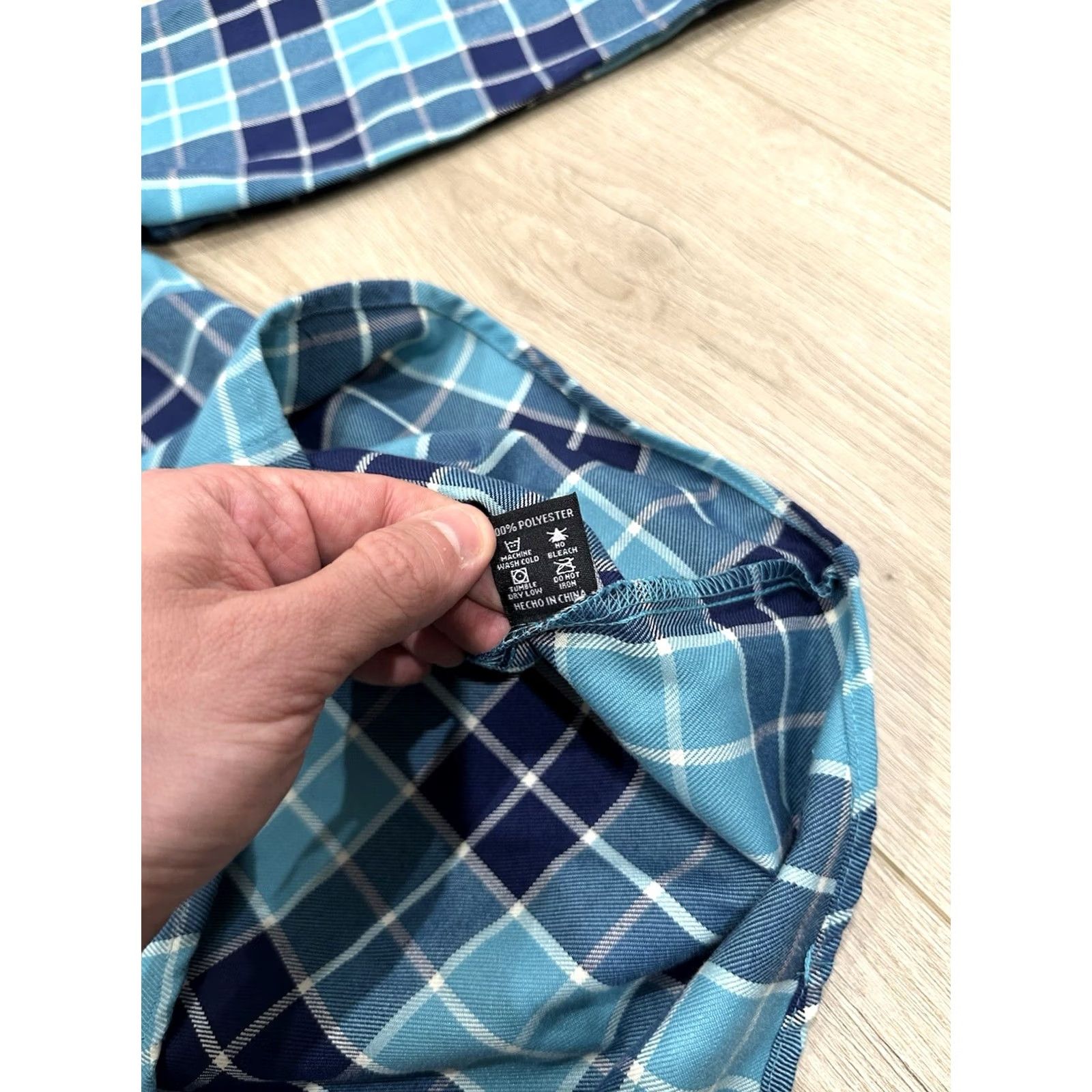 Vintage Dixxon Flannel Company Shirt Womens Large Blue Plaid Button Down Flannel Size L / US 10 / IT 46 - 7 Thumbnail