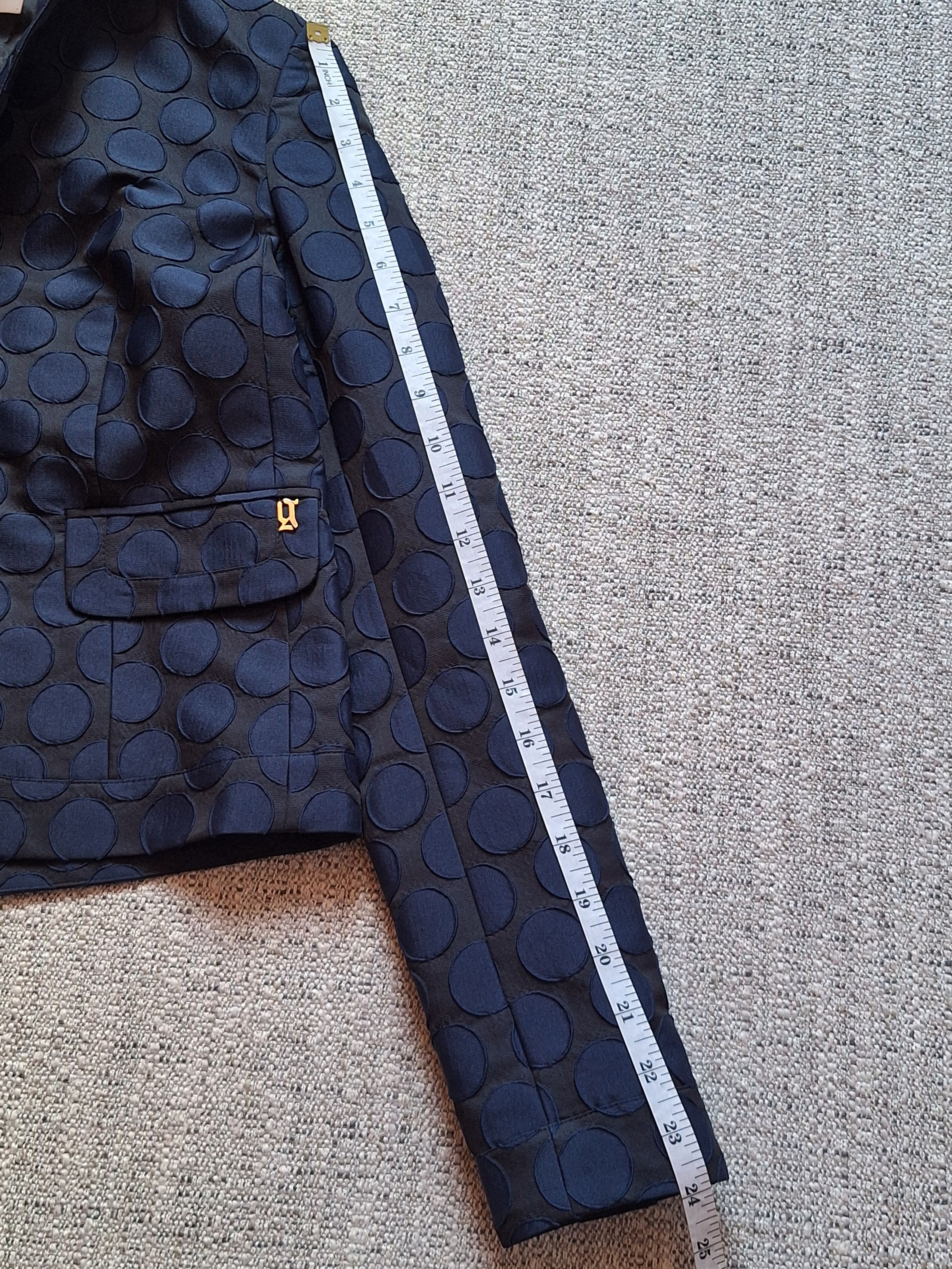 John Galliano Rare Galliano / Polka Dots Cropped Blazer Size S / US 4 / IT 40 - 14 Thumbnail