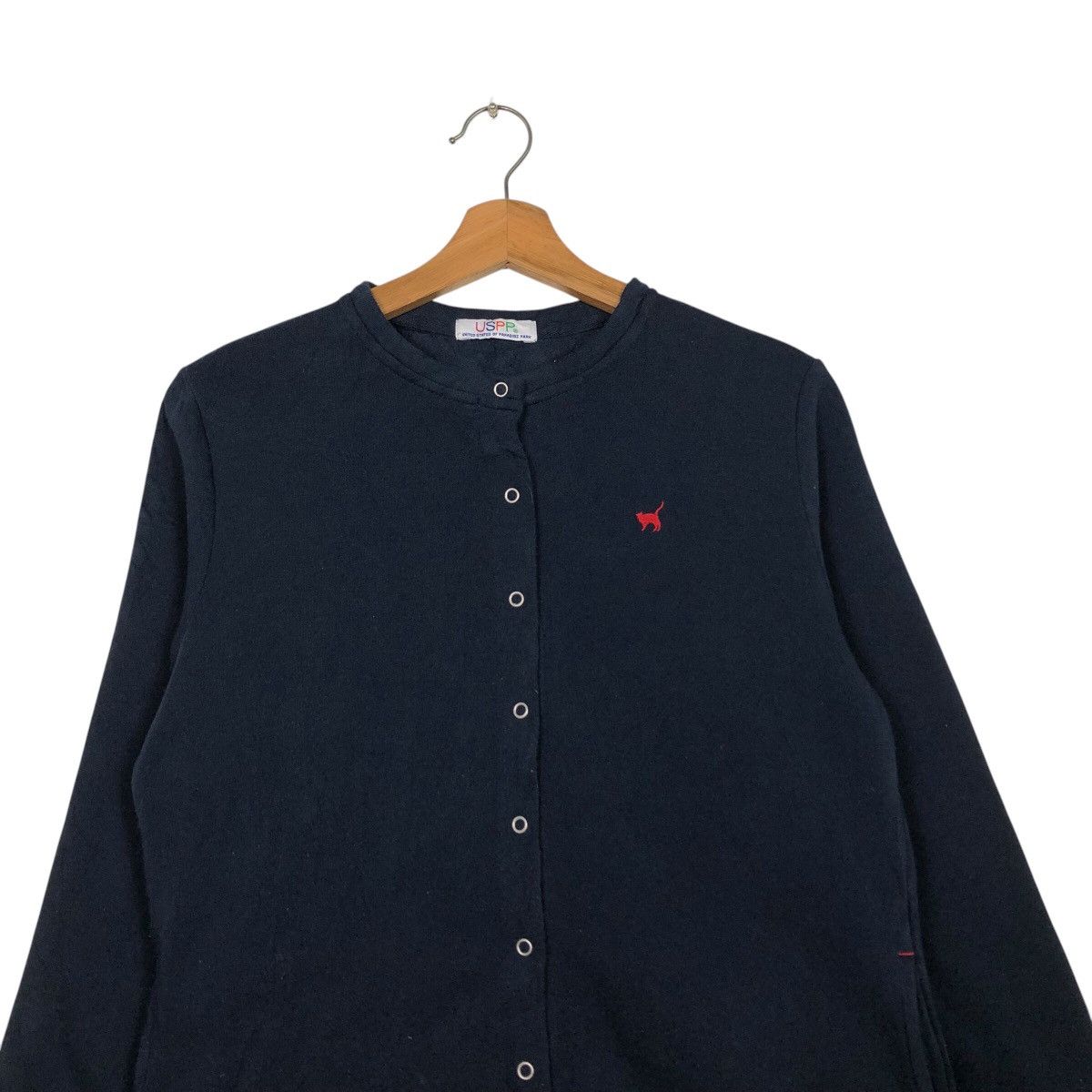 Japanese Brand 📌Vintage Snap Button Cardigan Uspp Black Issey Miyake Size US L / EU 52-54 / 3 - 4 Thumbnail