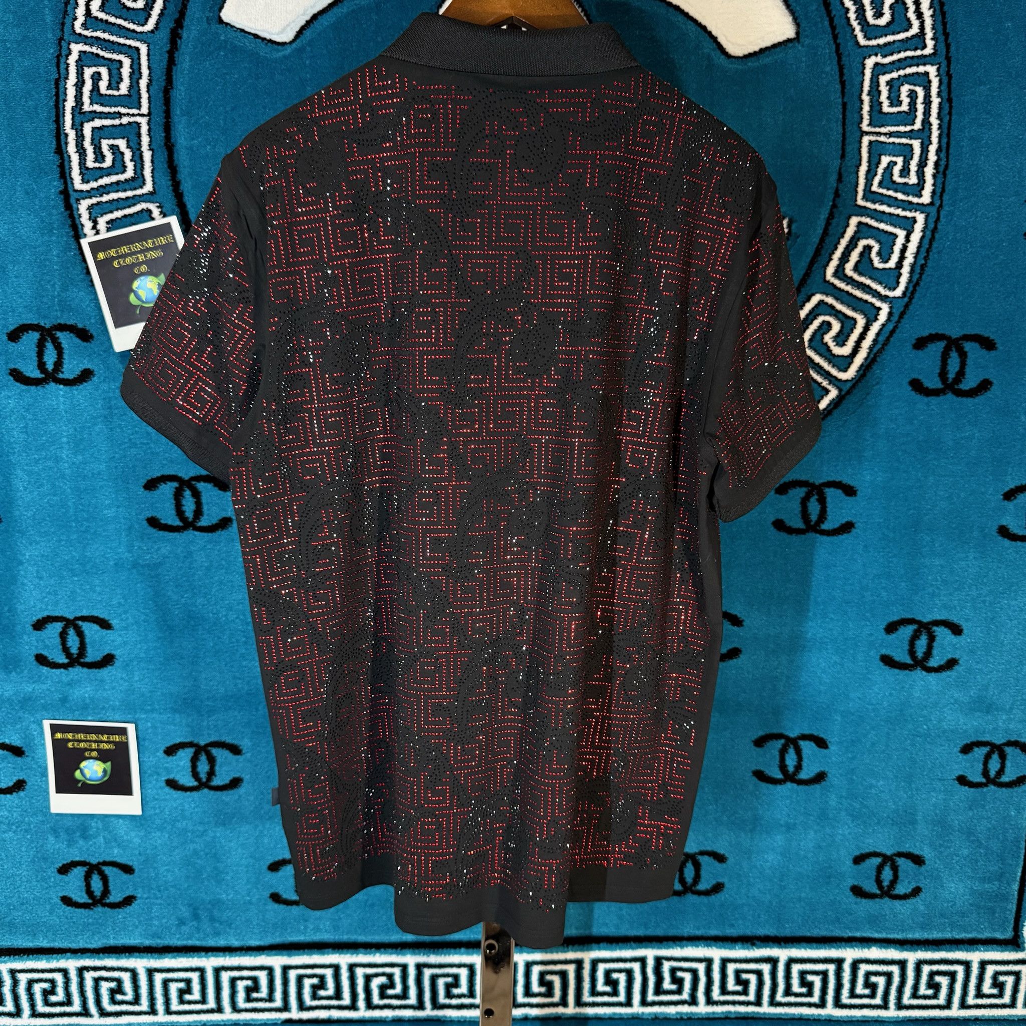 Other BAROQUE GEMS VENETIAN RHINESTONE S/S POLO Size US XL / EU 56 / 4 - 2 Thumbnail