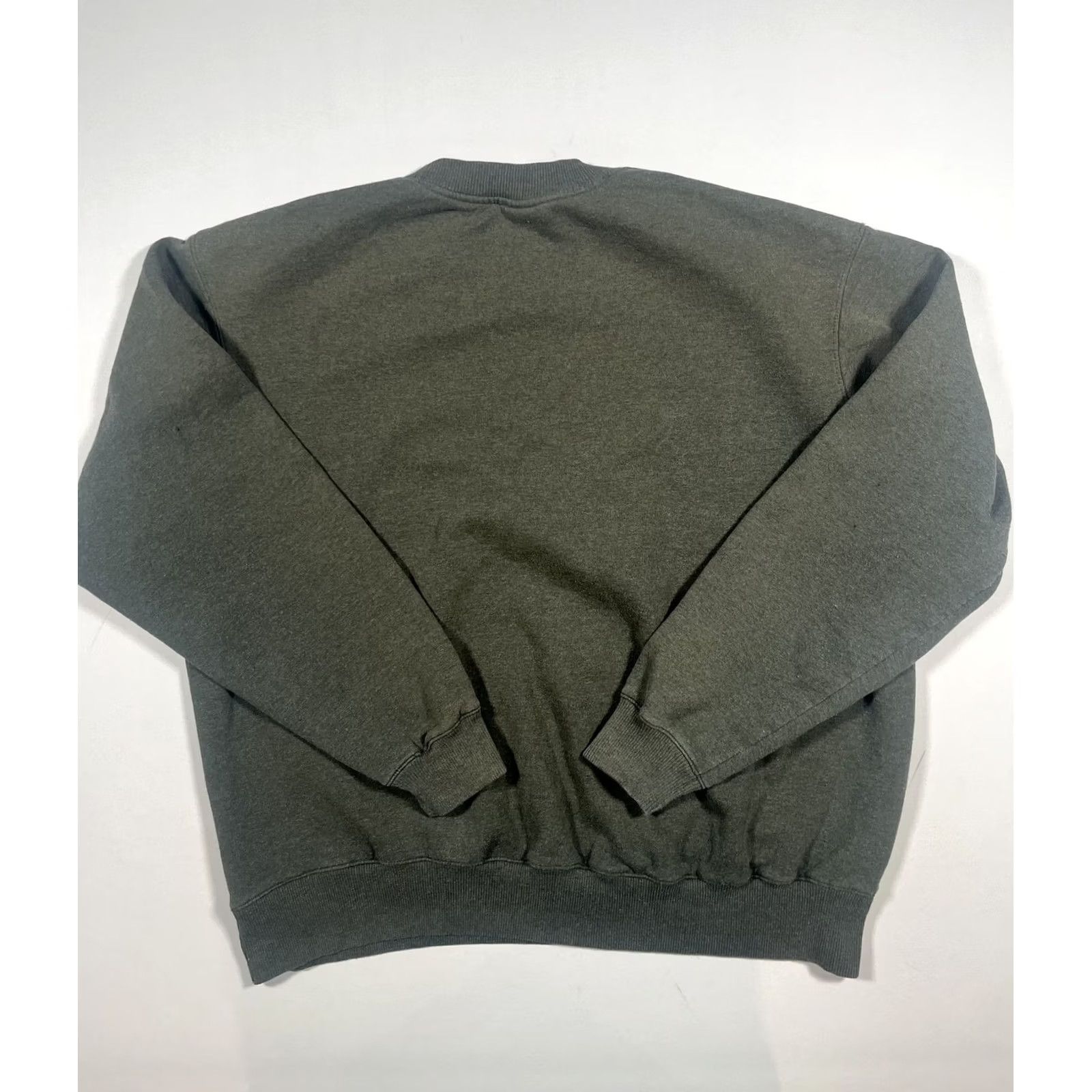 Champion Champion Sweatshirt Mens XL Green Fleece Crewneck Pullover with Embroidered Logo - ECO Authentic Crew Neck, Long Sleeve, Tag: Champion C Logo Size US XL / EU 56 / 4 - 2 Thumbnail