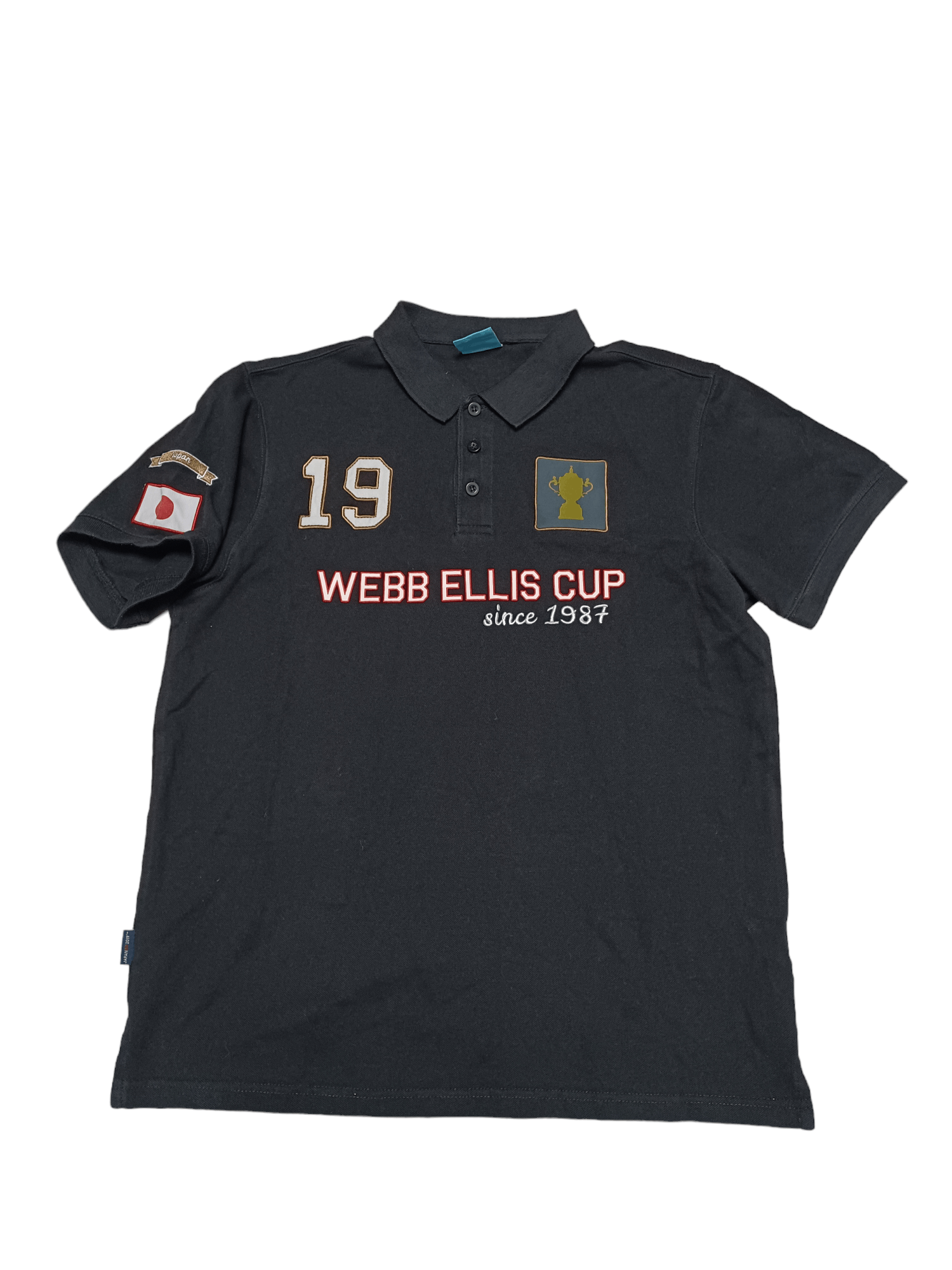 Japanese Brand WEBB ELLIS CUP JAPAN RUGBY WORLD 2019 MERCH EMBROIDERED LOGO Size US L / EU 52-54 / 3 - 1 Thumbnail