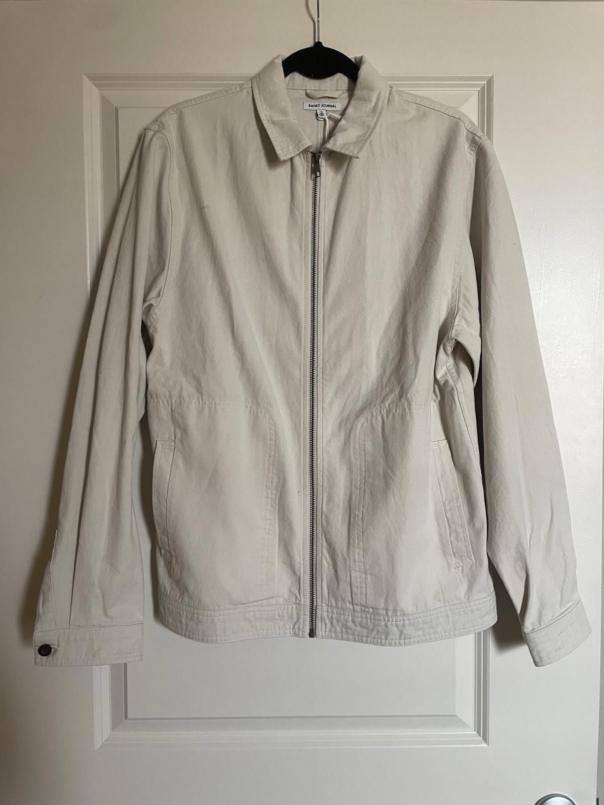 Banks Journal NWT Banks Journal Jacket in Bone M Light Jacket White Size US M / EU 48-50 / 2 - 1 Thumbnail