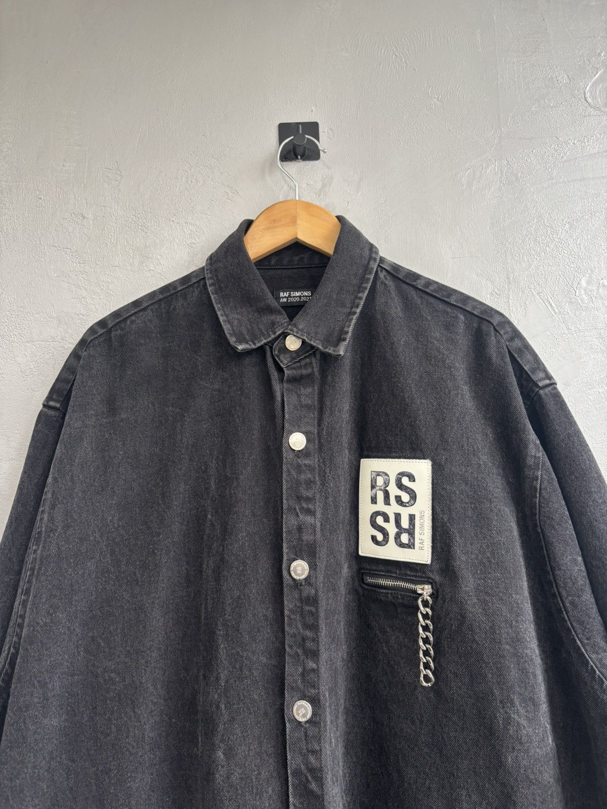 Raf Simons Raf Simons AW20 -21 life on Mars oversized denim jacket Size US M / EU 48-50 / 2 - 4 Thumbnail