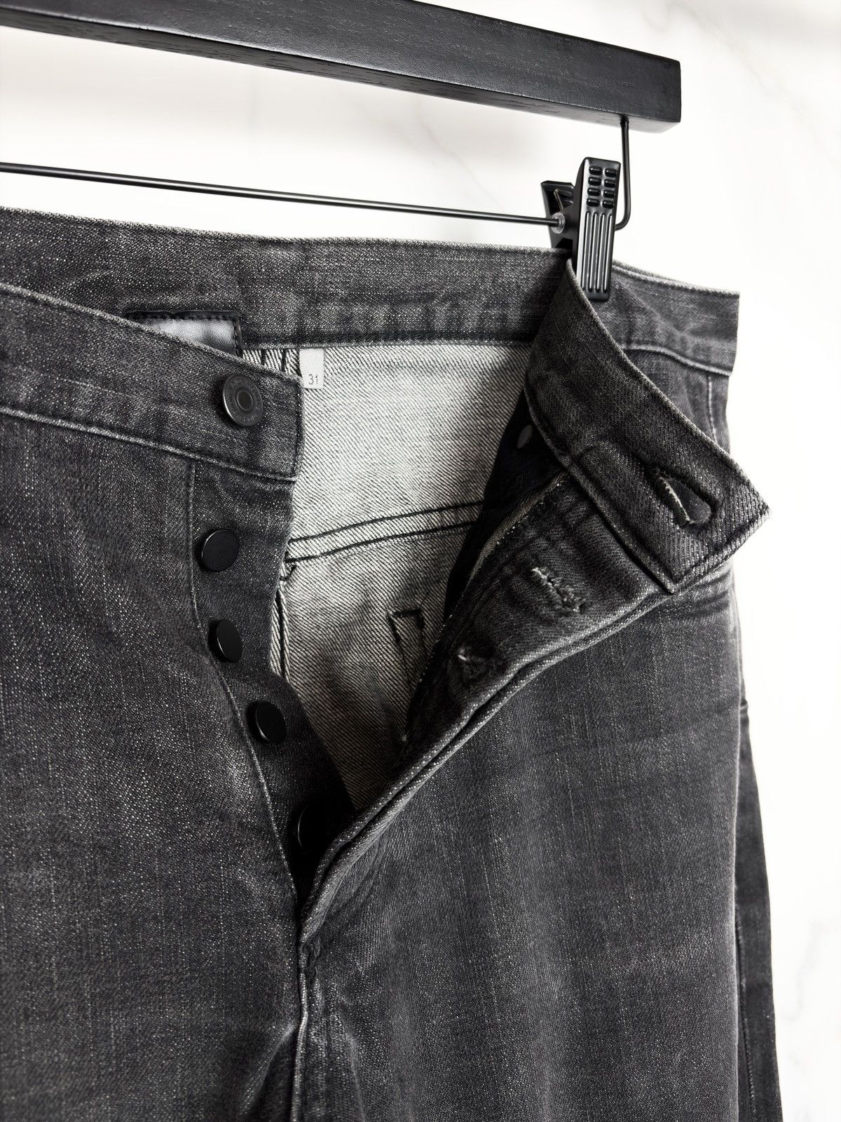 Dior SS09 Dior Homme Unaltered MIJ Faded Gray Denim Jeans KVA Size US 32 / EU 48 - 5 Thumbnail