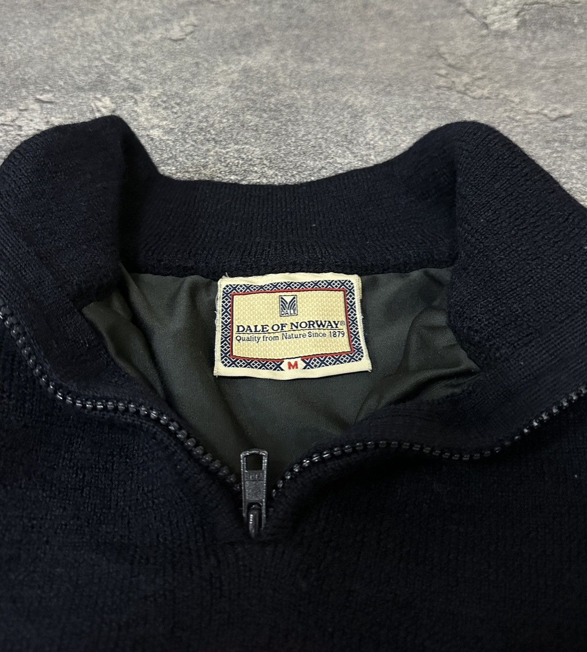 Dale Of Norway Dale Of Norway Men’s Blue Wind Stopper Wool Sweater Jacket Size US M / EU 48-50 / 2 - 4 Thumbnail