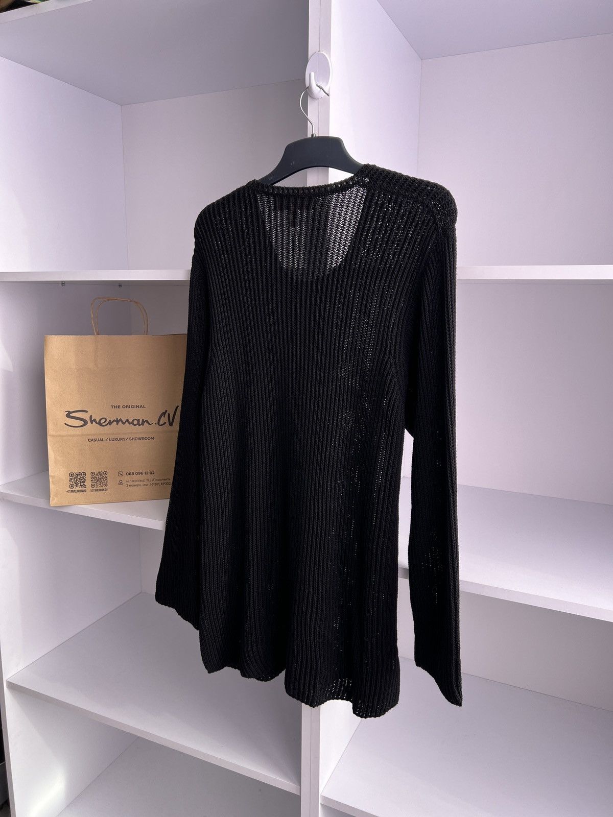 Designer × Vintage Vintage Maria Di Ripabianca Womens Ripped black Sweater Size XL / US 12-14 / IT 48-50 - 11 Thumbnail