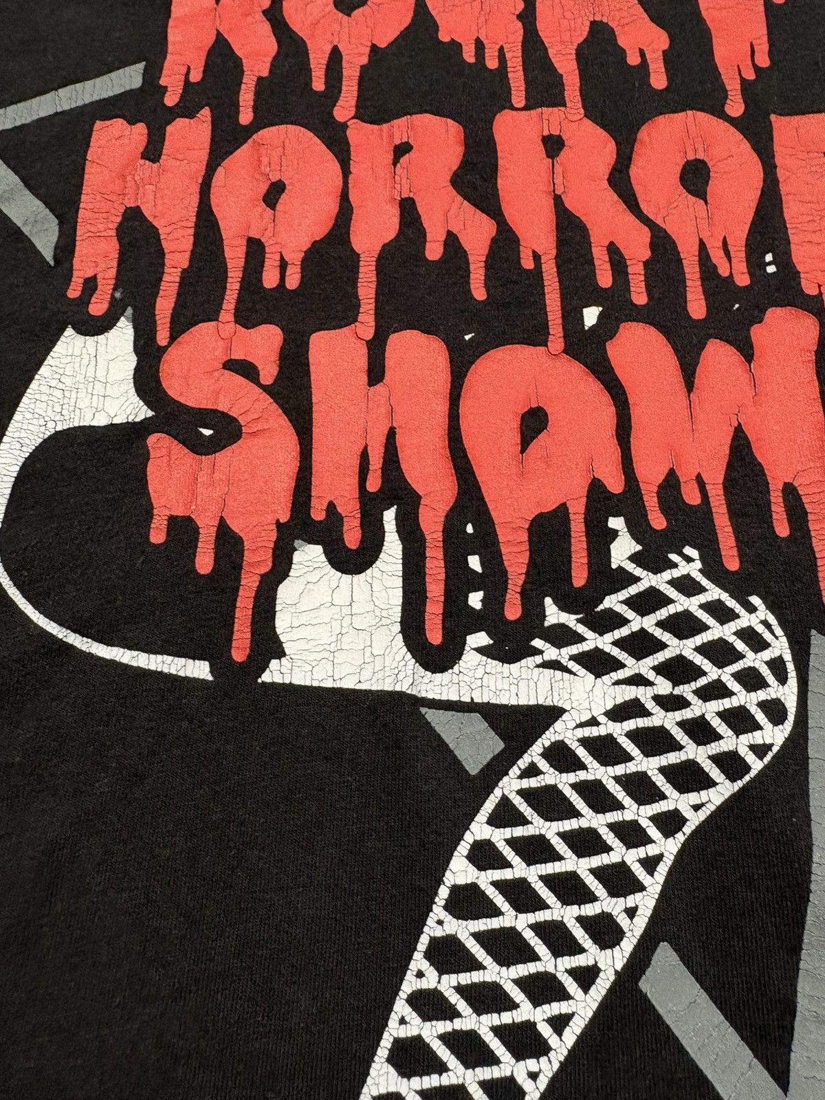 Band Tees Rocky Horror Show Graphic T Shirt Black Logo Movie Vintage Size US XL / EU 56 / 4 - 8 Thumbnail