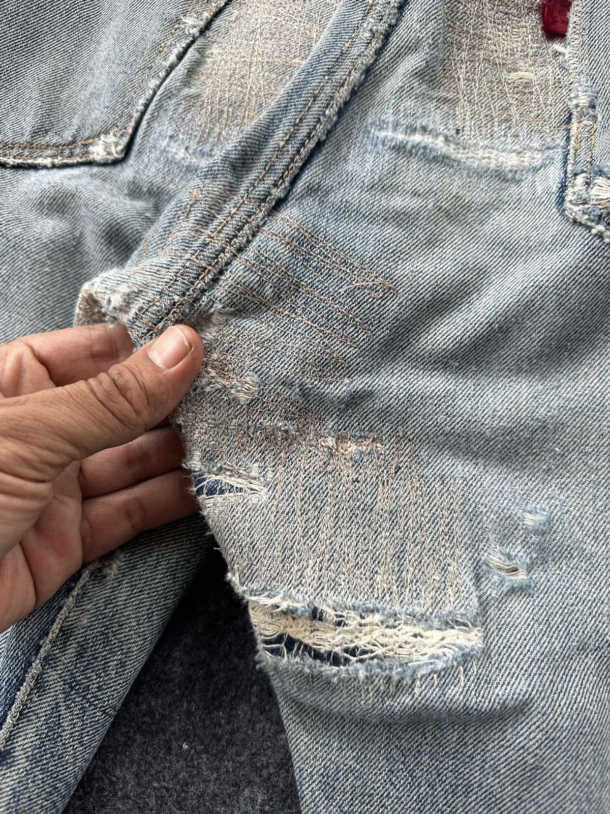Denime Sale 🔥 Denime Thrashed Reconstruction Denim Size 32 D99 Size US 32 / EU 48 - 16 Thumbnail