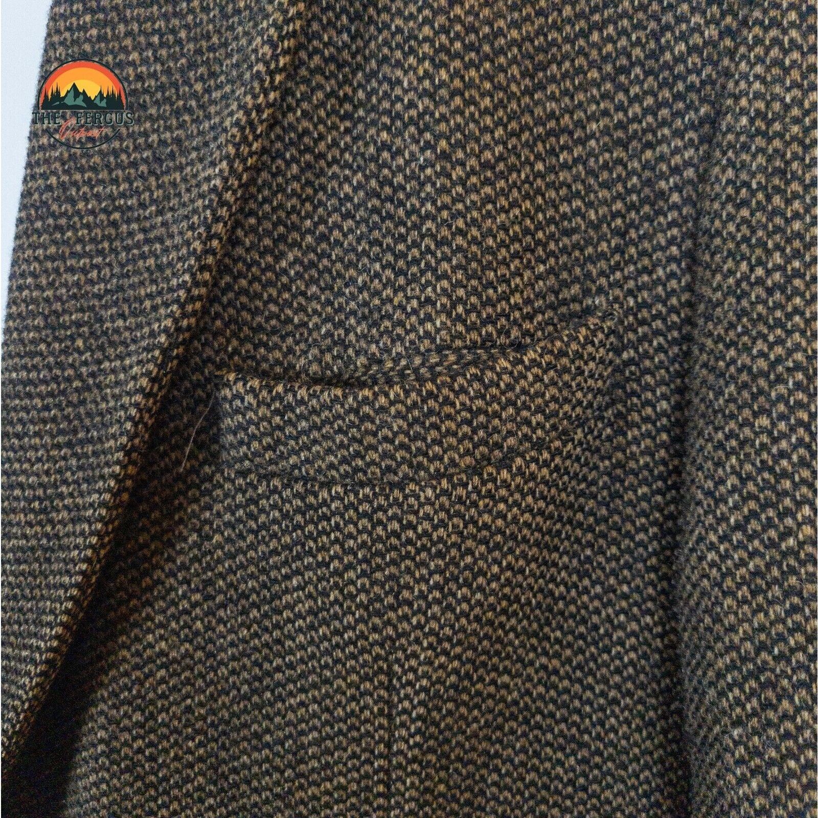 Other American Trend Lambs Wool Herringbone Sport Coat Men 42R USA Size 42R - 15 Thumbnail
