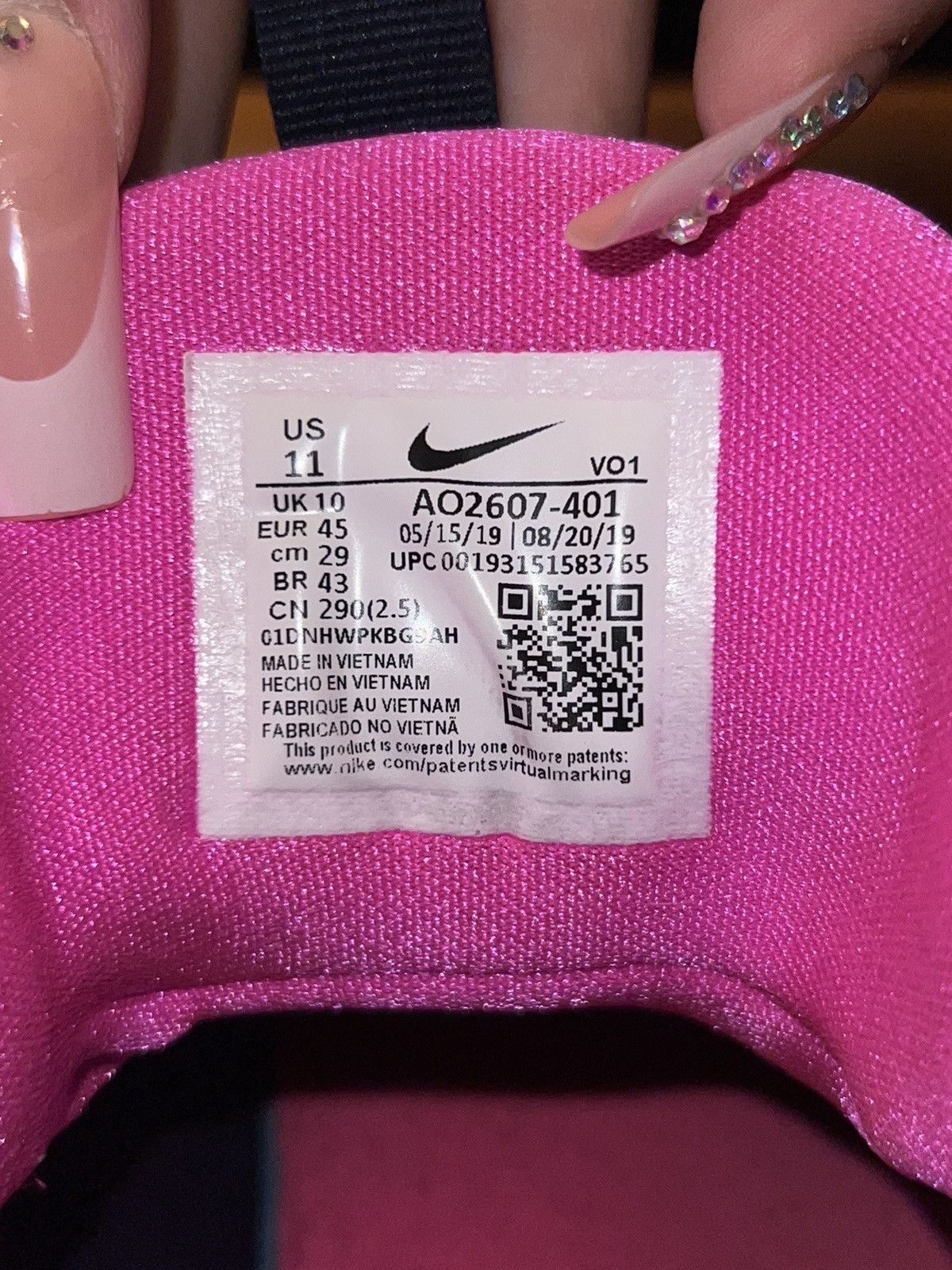 Nike Nike PG 3 obsidian pink blast Size US 11 / EU 44 - 6 Thumbnail