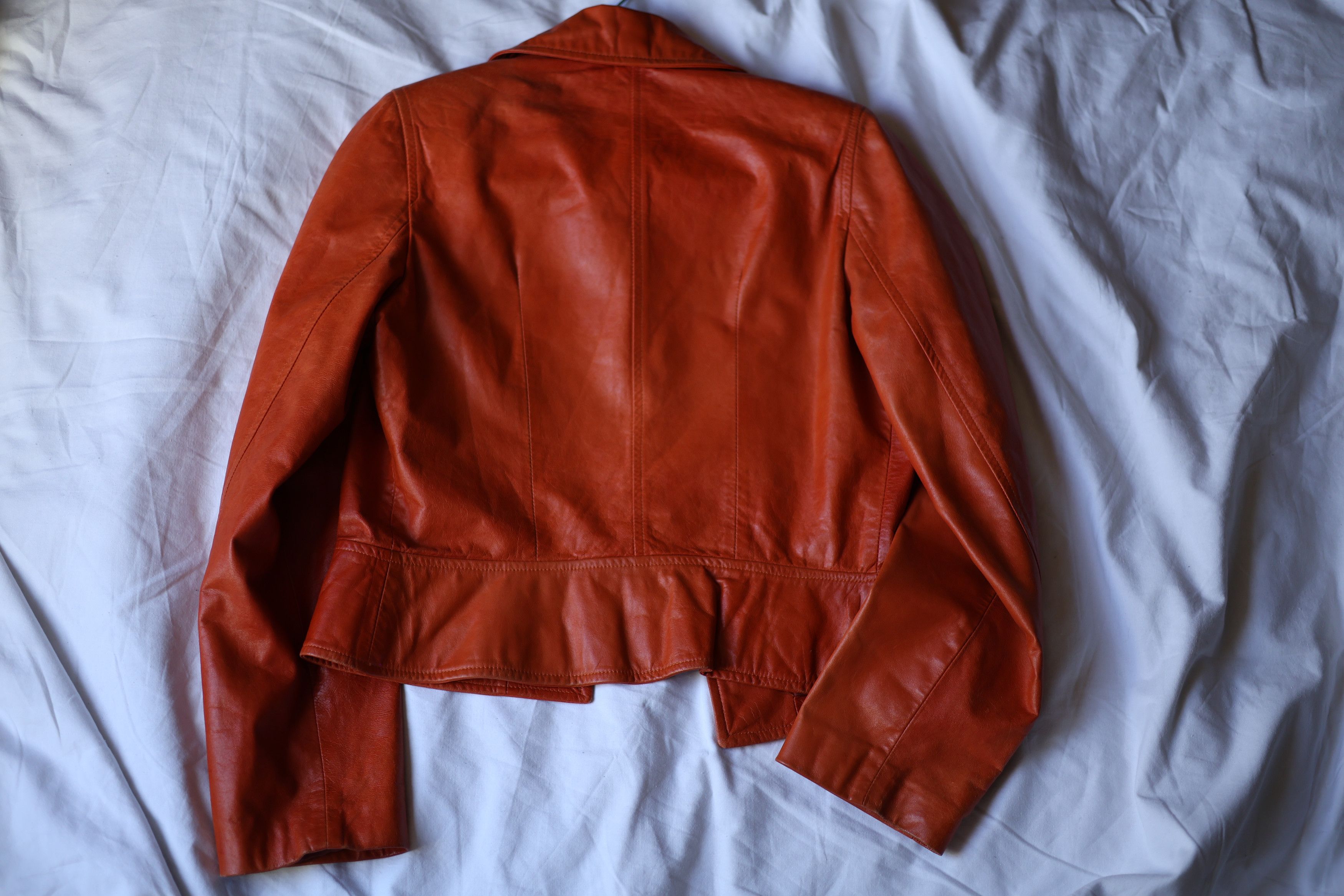 Other × Vintage Sprung Freres (Frères) vintage rust brown leather jacket Size S / US 4 / IT 40 - 6 Thumbnail
