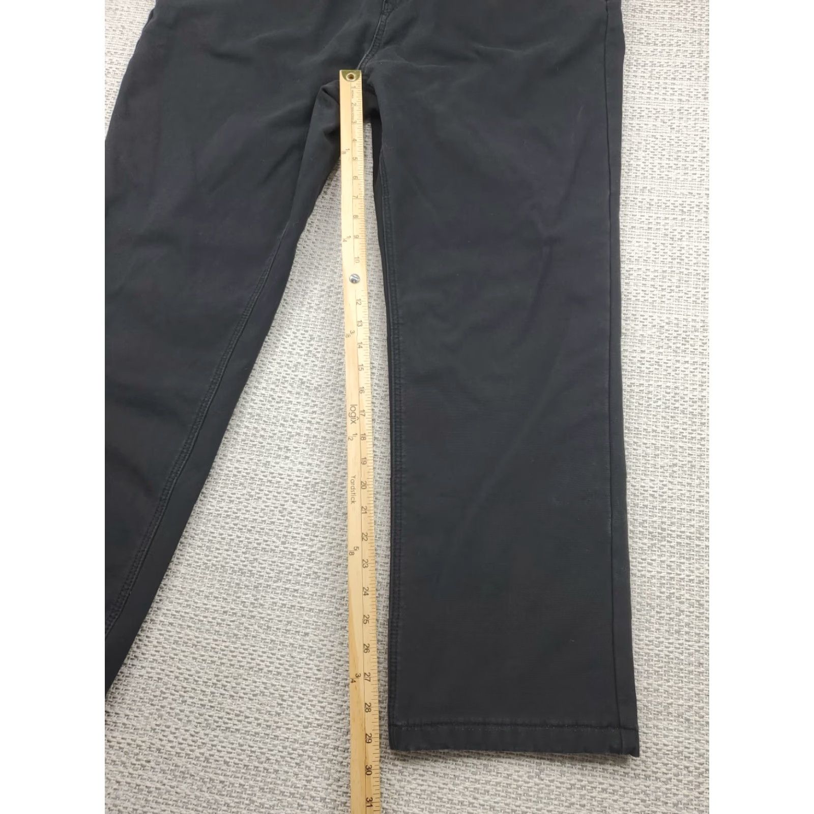 Vintage CAT Caterpillar Pants Cold Weather Fleece Lined Mens 40/32 Black Cotton Workwear Carpenter 5-Pocket Regular Straight Size US 40 / EU 56 - 7 Thumbnail