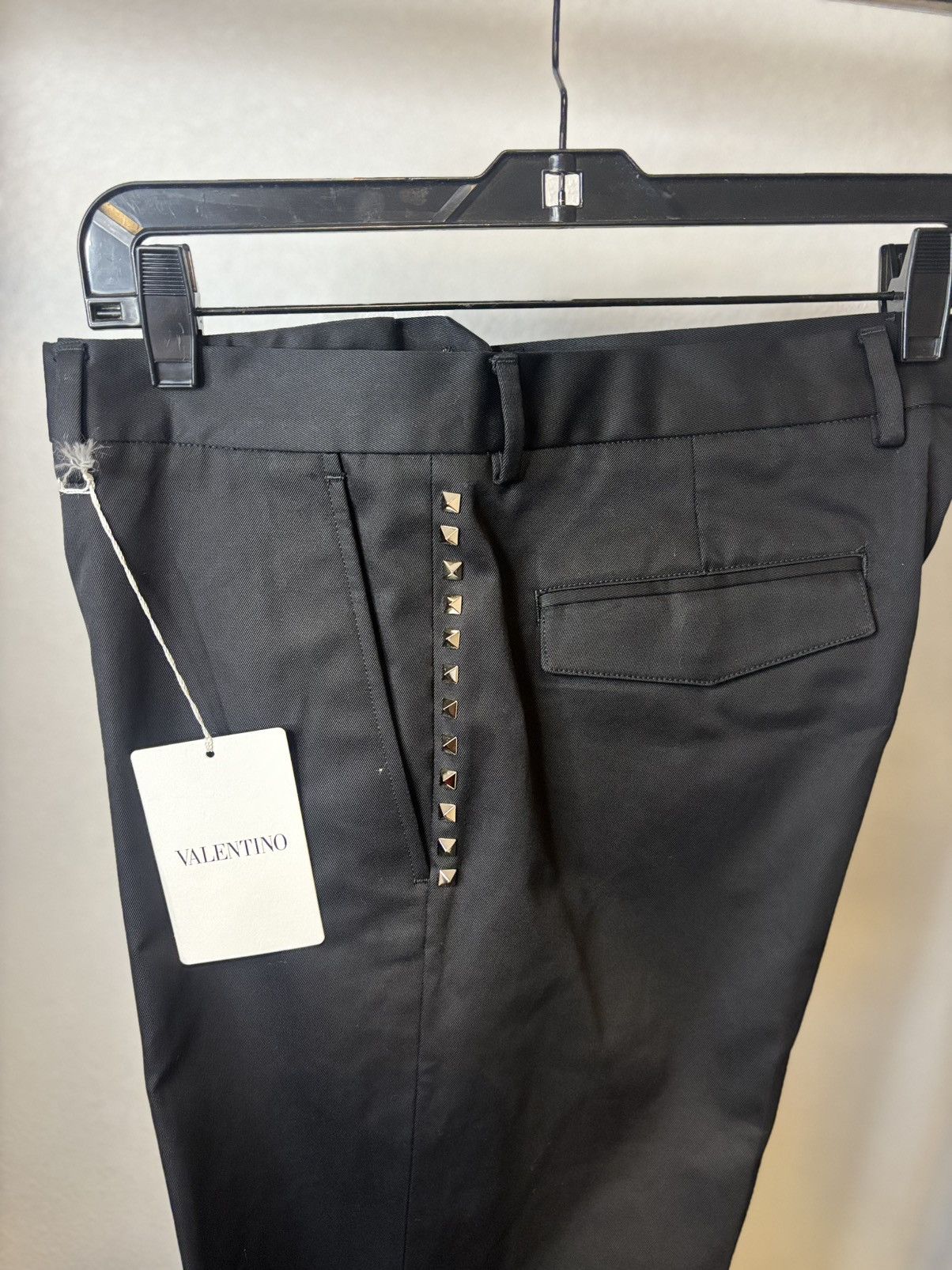 Valentino Valentino Garavani Rockstud-Embellished Tailored Pants Size US 32 / EU 48 - 13 Thumbnail