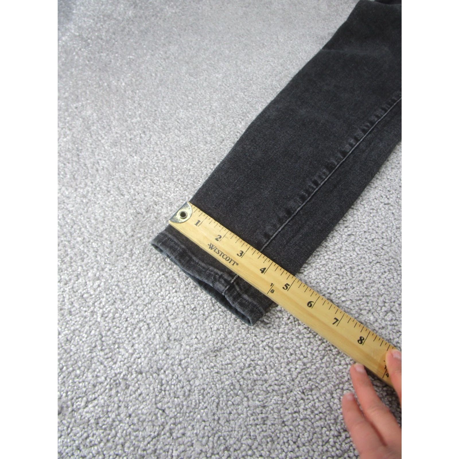 Everlane VINTAGE Everlane Womens Jeans Skinny High Rise Ankle Dark Gray Denim 28 Womens Size 28" / US 6 / IT 42 - 5 Thumbnail