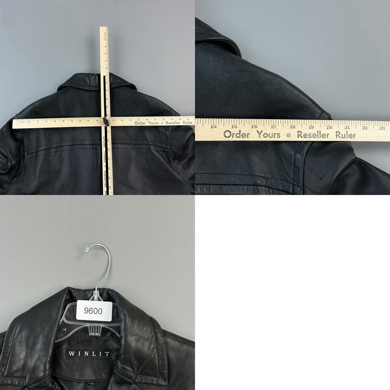 Vintage VINTAGE Winlit Jacket Women’s Medium Black Leather Button Front Outdoor Size M / US 6-8 / IT 42-44 - 9 Thumbnail