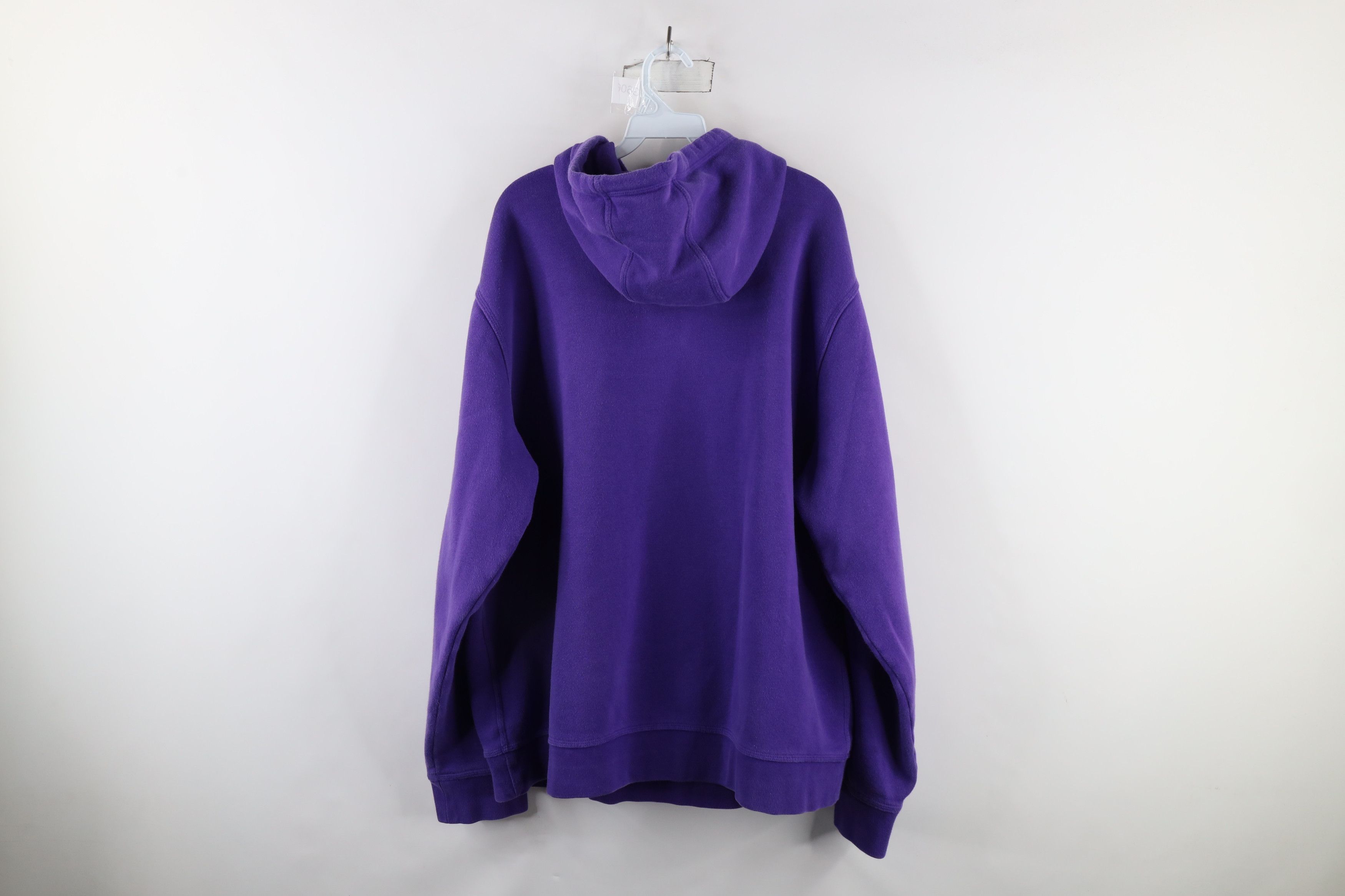 Nike × Vintage Vintage Nike College Football Hoodie Sweatshirt Purple Size US XXL / EU 58 / 5 - 12 Thumbnail