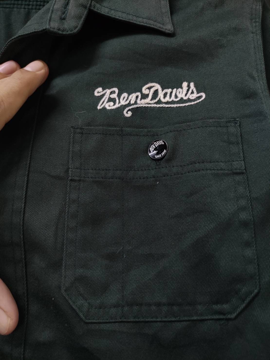 Ben Davis Vtg 00's Ben Davis Work Wear Chain Stitch Embroidery Shirts Size US M / EU 48-50 / 2 - 5 Thumbnail